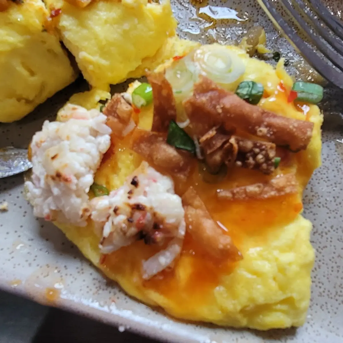Crab Rangoon Omelet