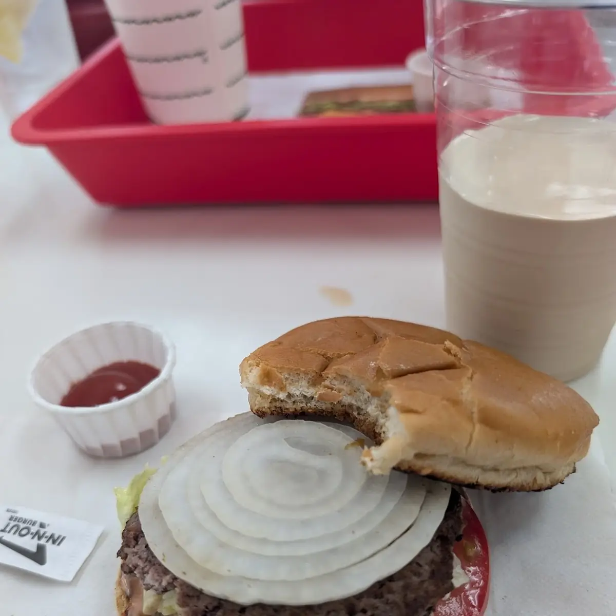 Single Hamburger Sandwich