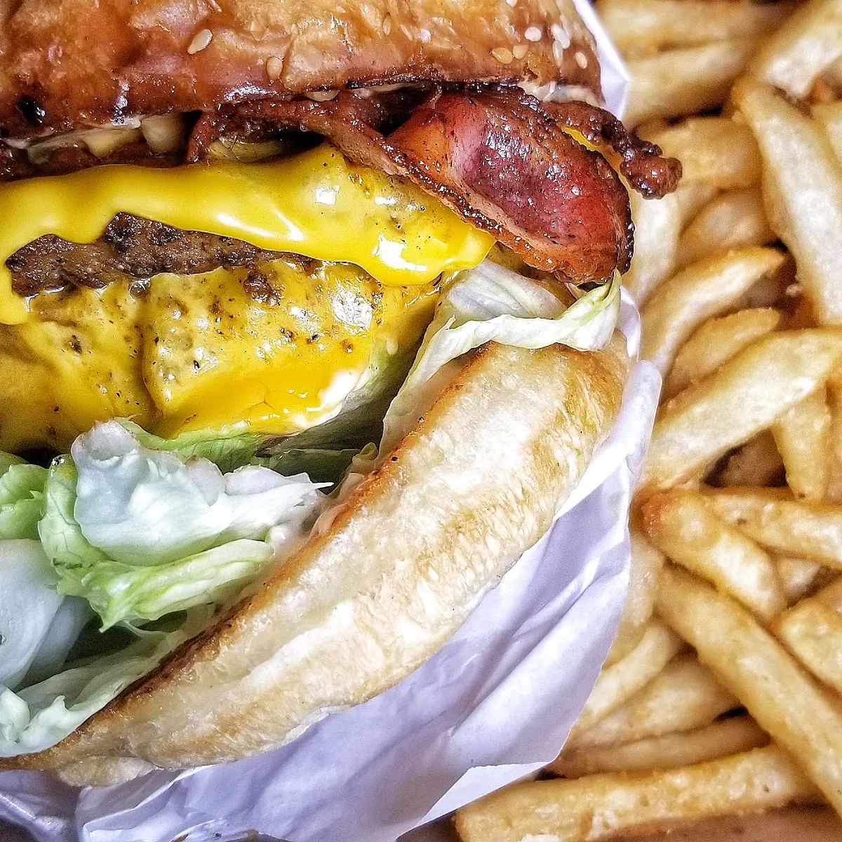 Triple Patty Bacon Cheeseburger