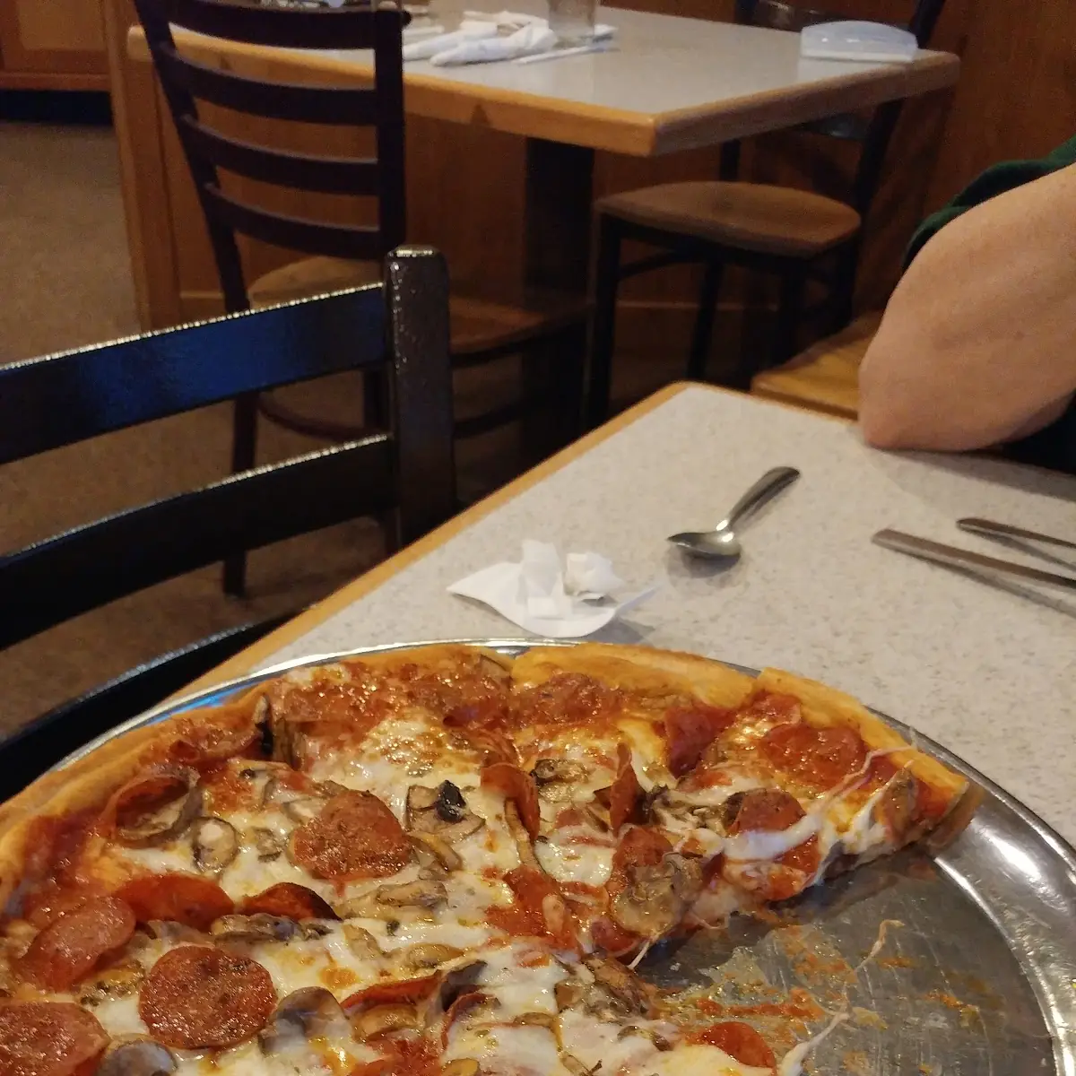 Pepperoni Mushroom Pizza