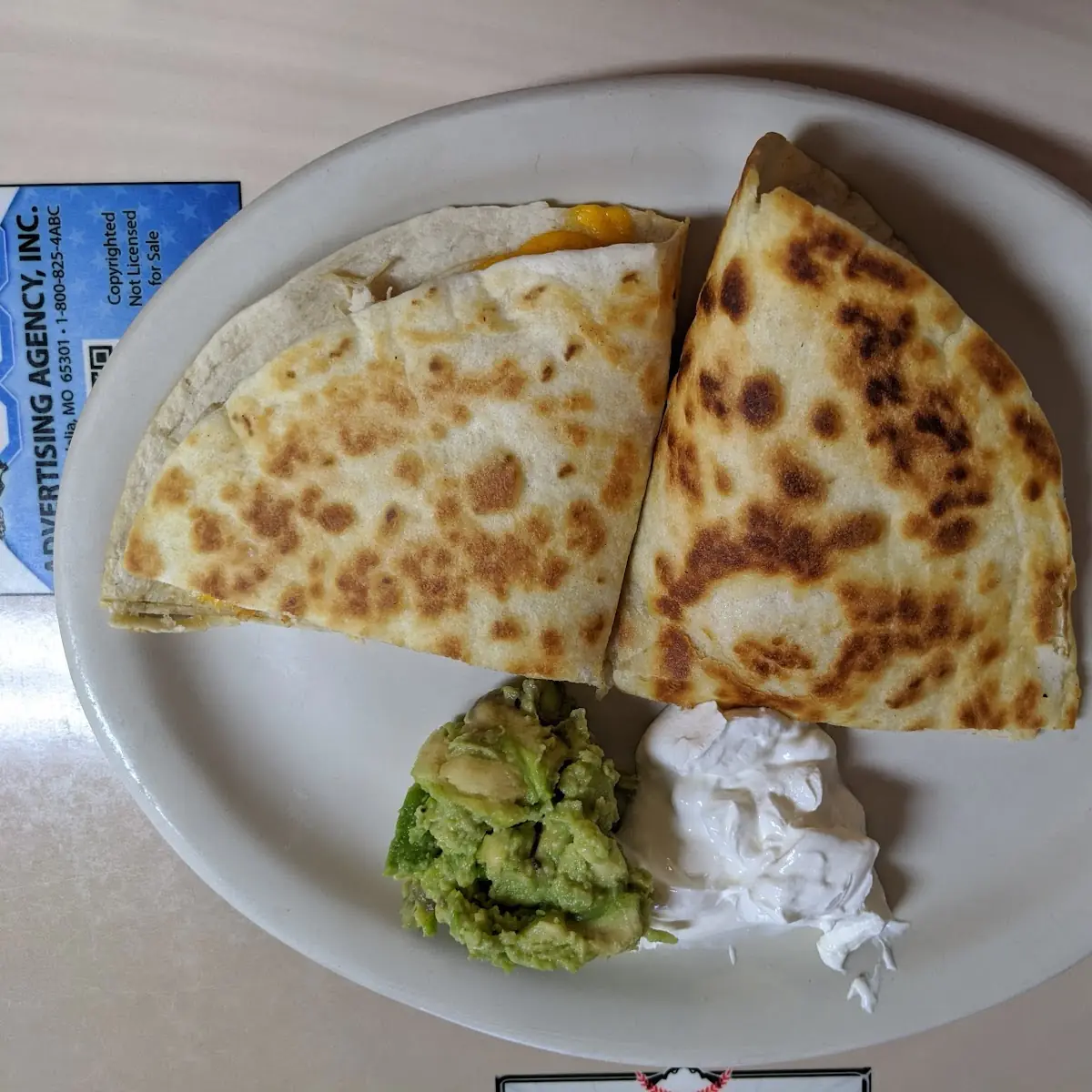 1 2 Chicken Quesadilla