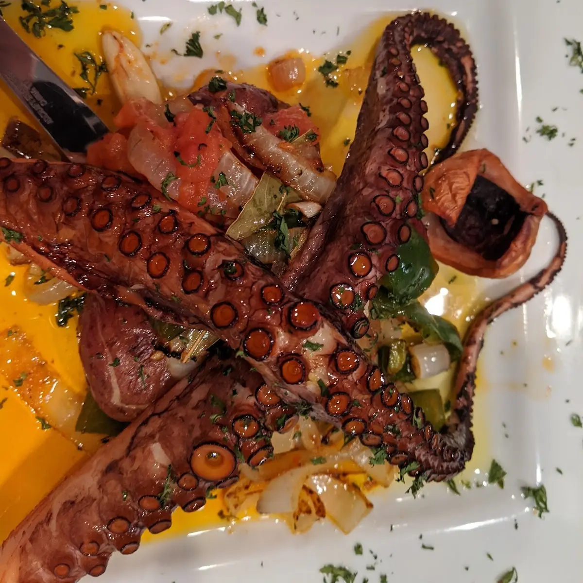 Broiled Octopus