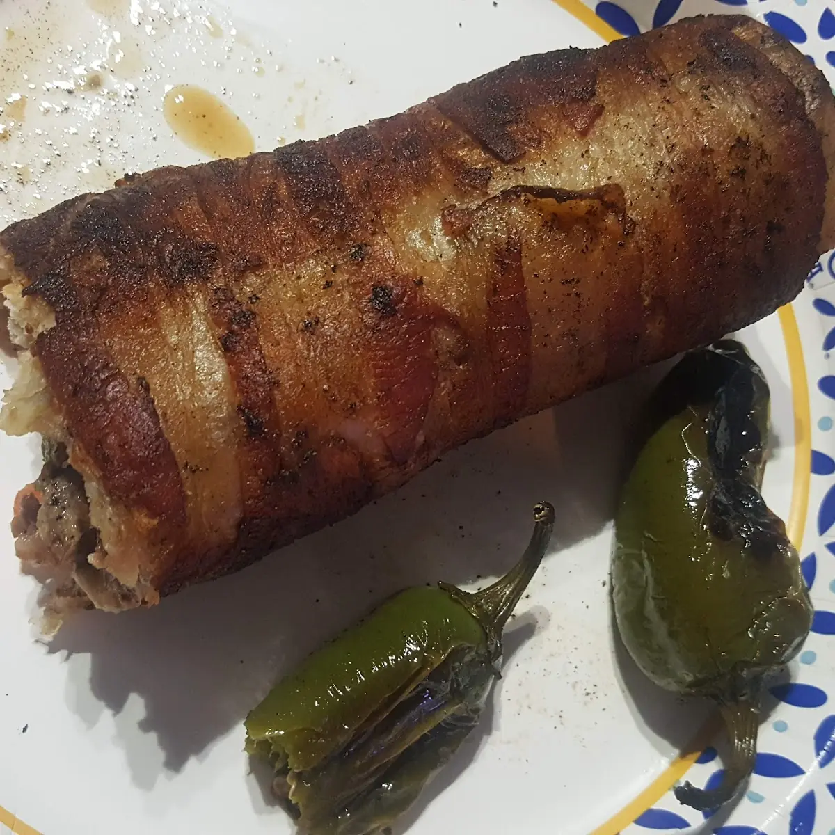 Pecheron Bacon Wrapped Burrito Supreme