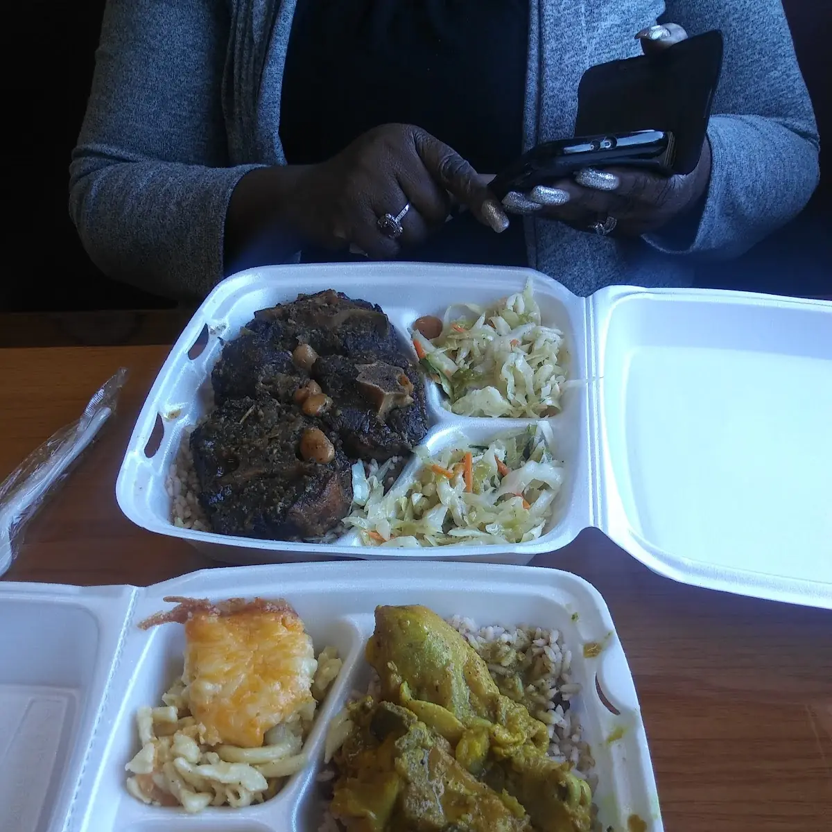 Oxtails with Rice Beans