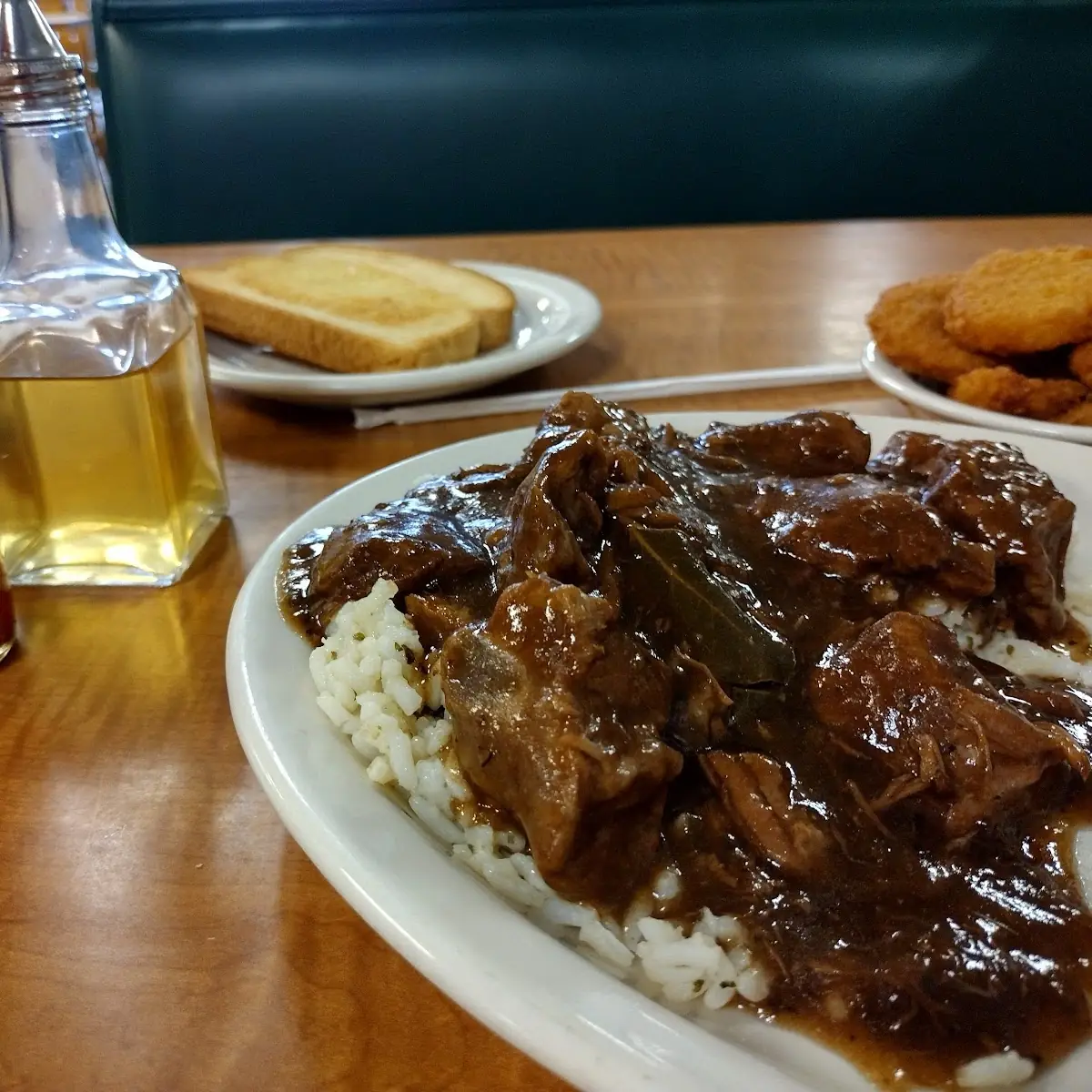 Beef Tips and Rice