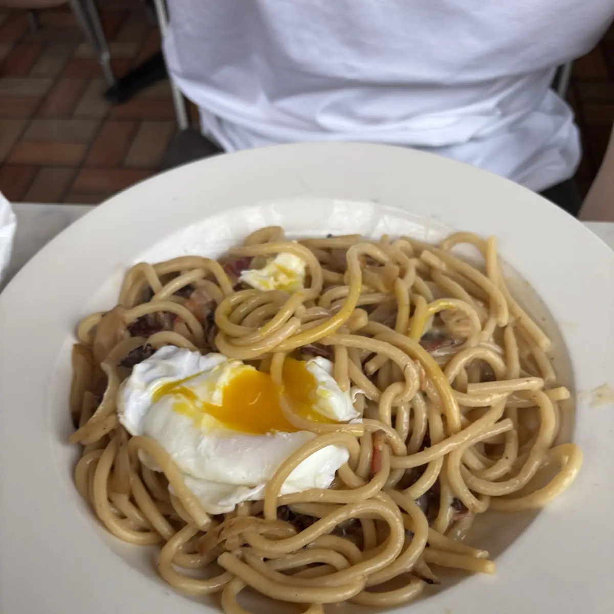 Bucatini Carbonara Pasta
