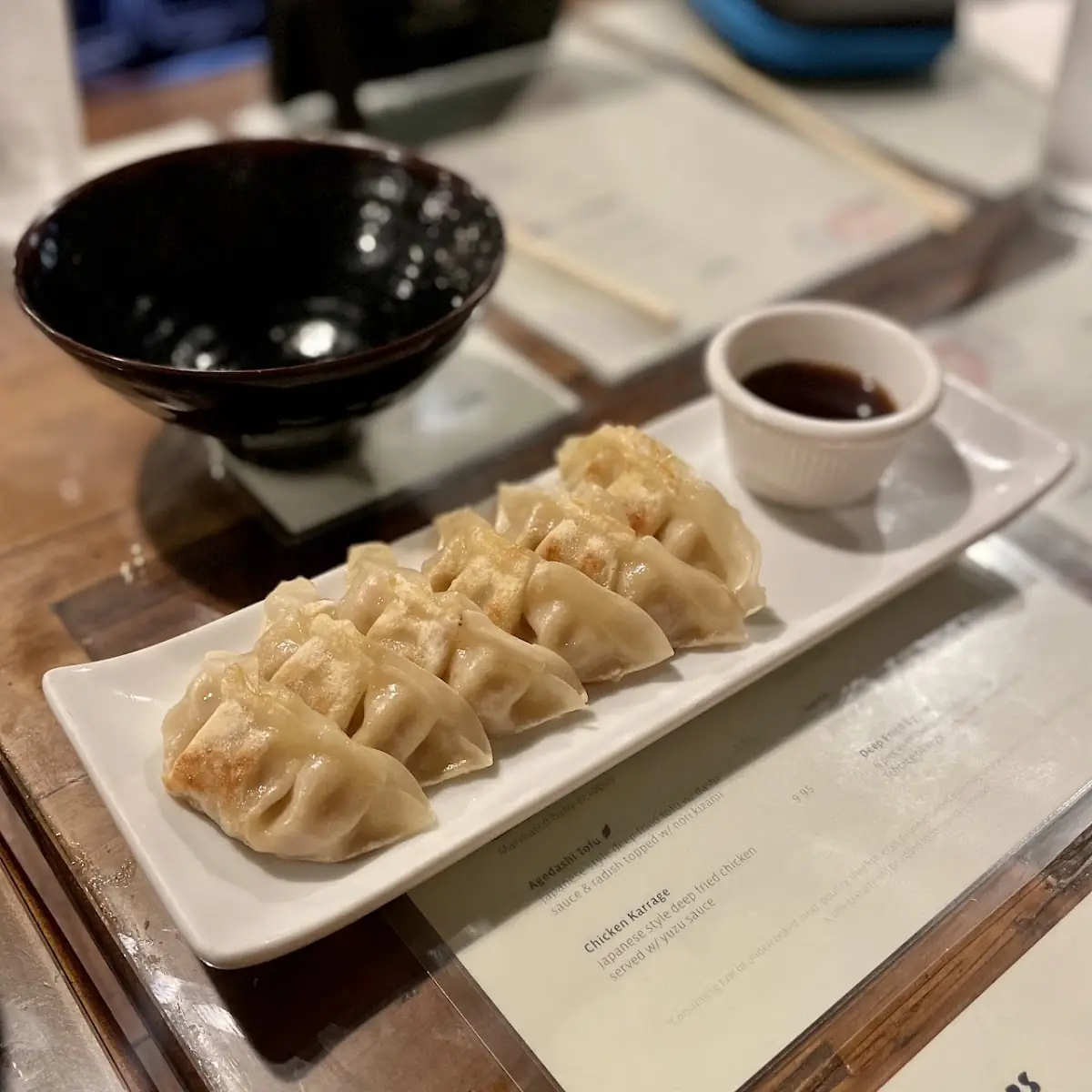 Deep Fried Veggie Gyoza