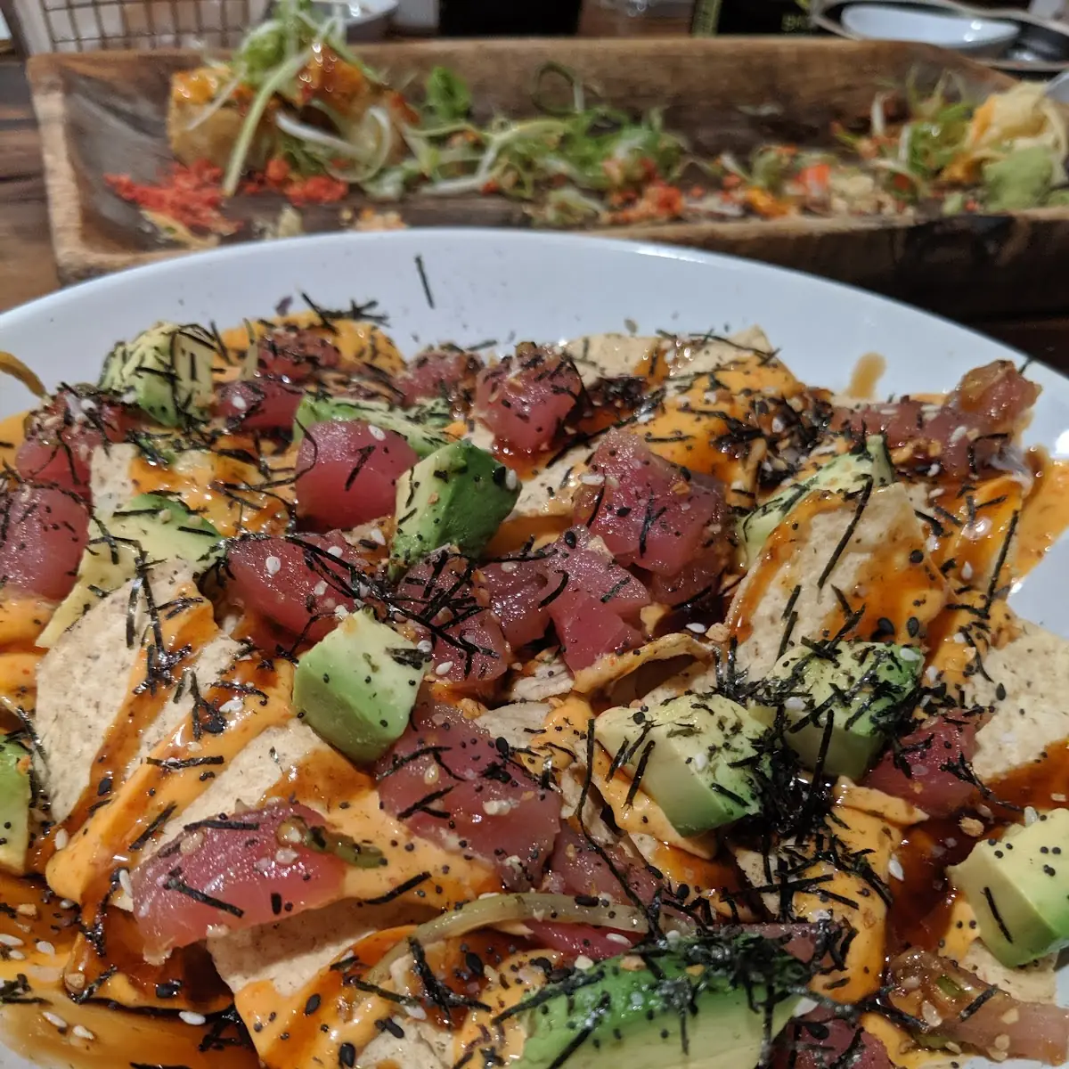 Poke Nachos