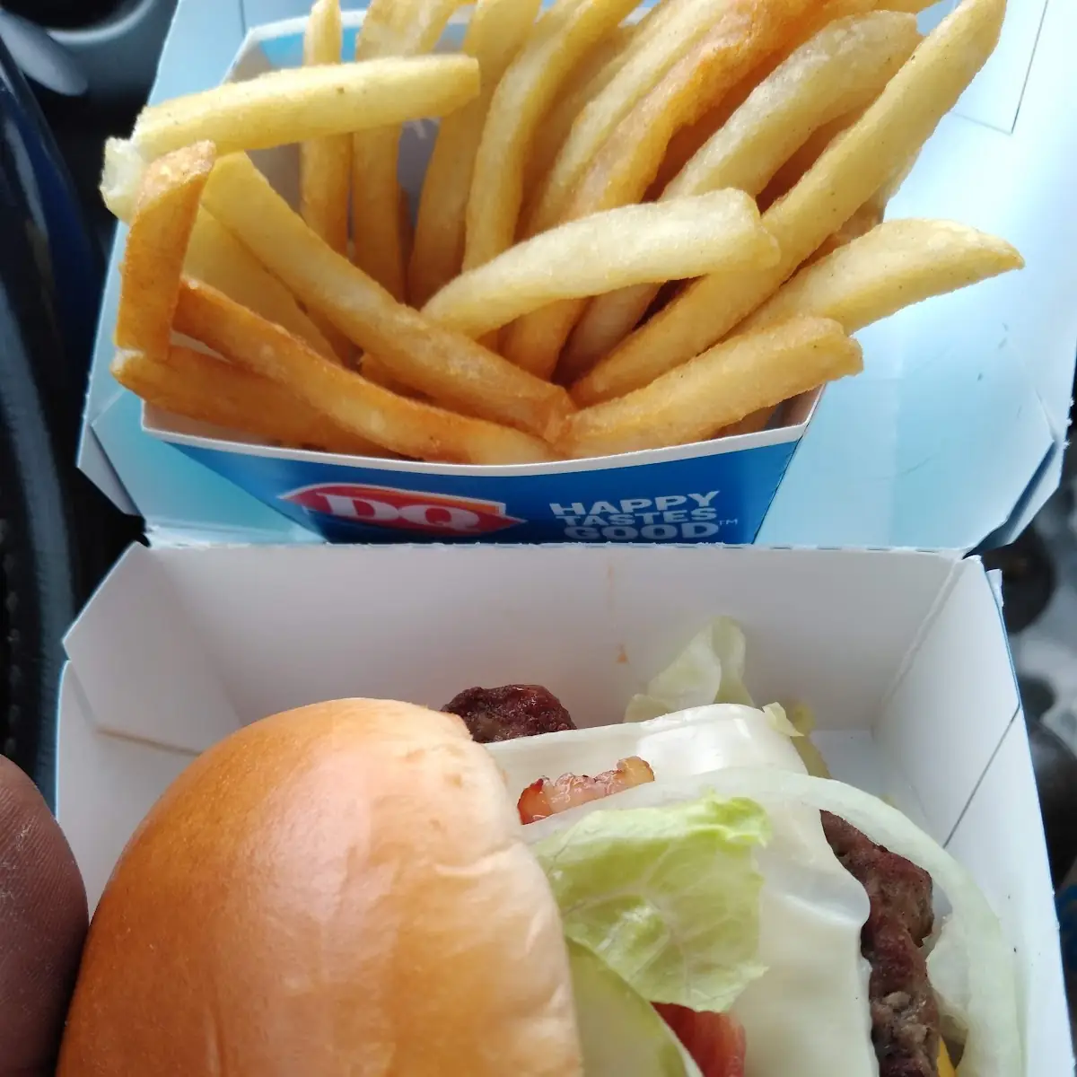 Burger and Fries