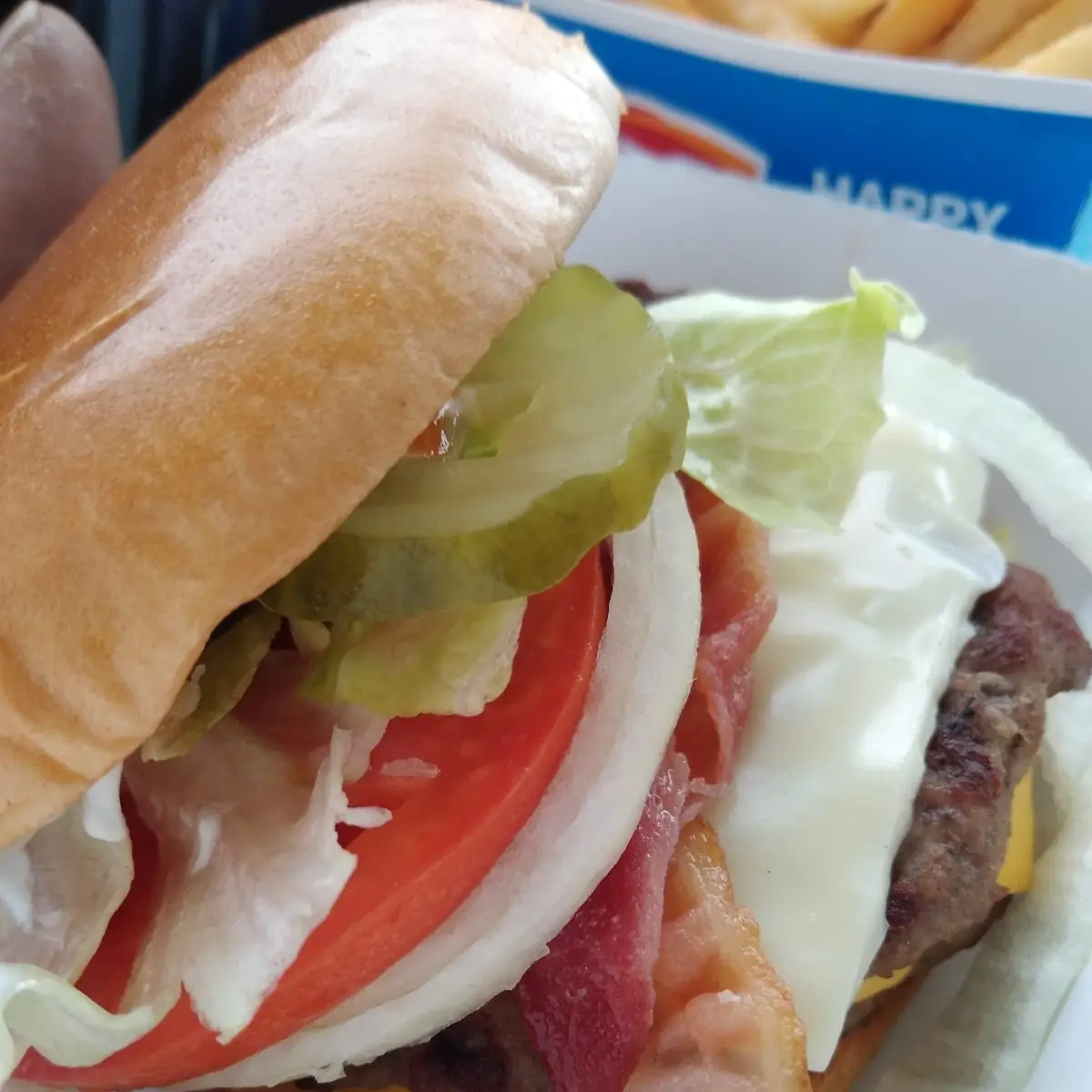 Two Cheese Double Bacon Burger