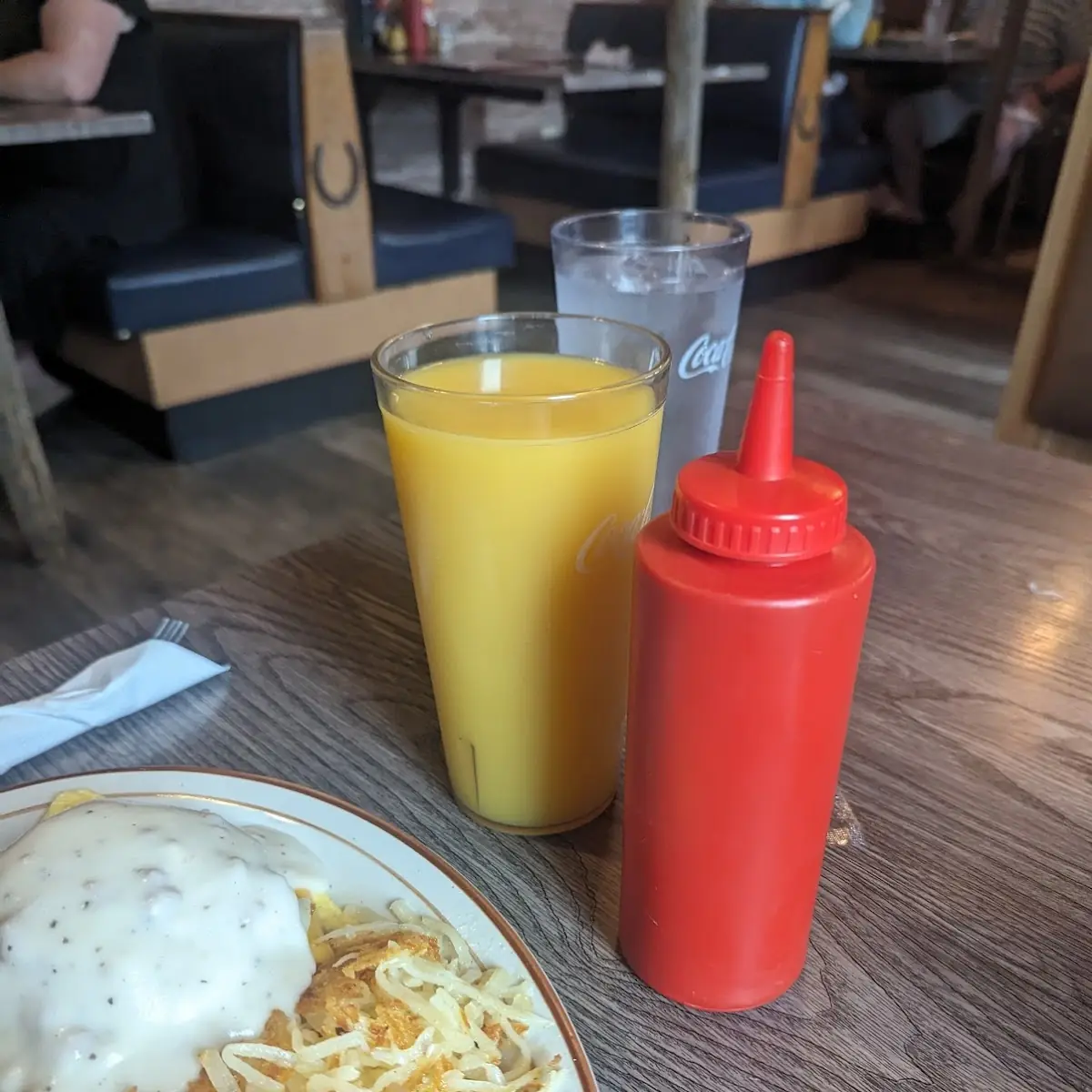 Hash Browns and Ketchup
