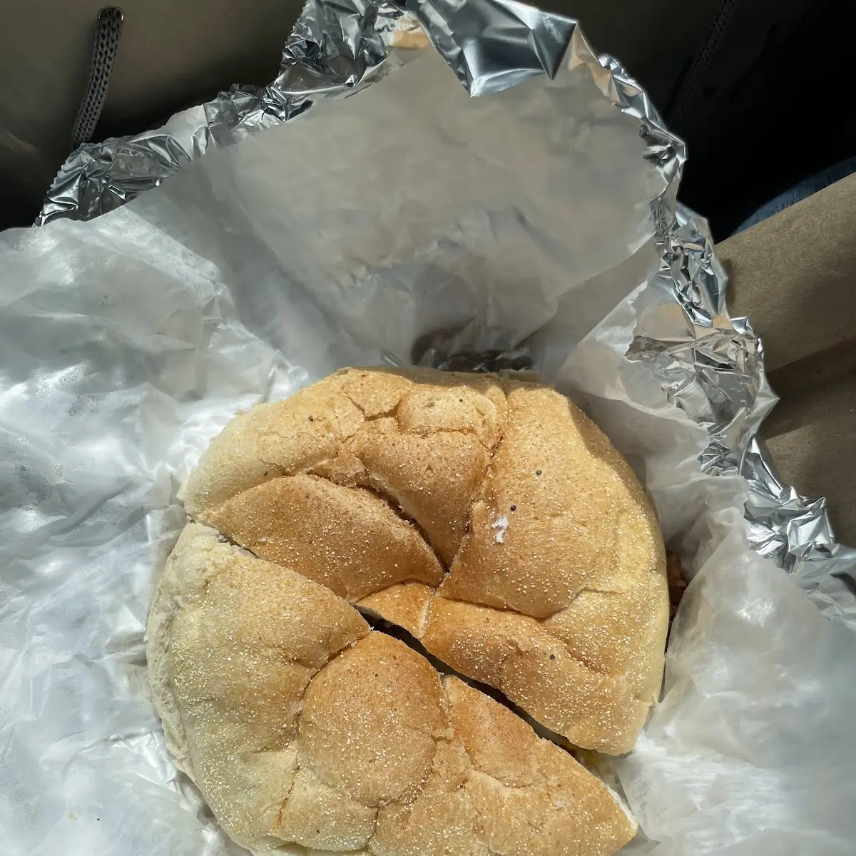Breakfast Sandwich on a Roll