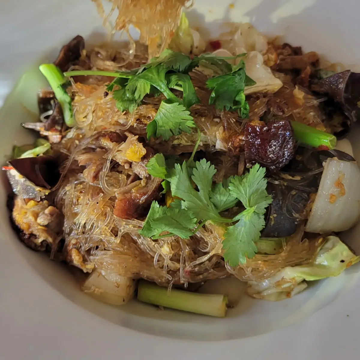 Pad Woon Sen with Duck