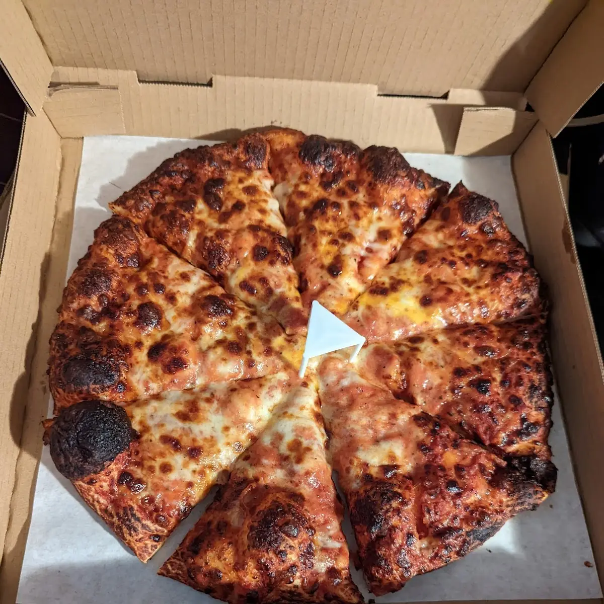 Cheese Pizza Burnt