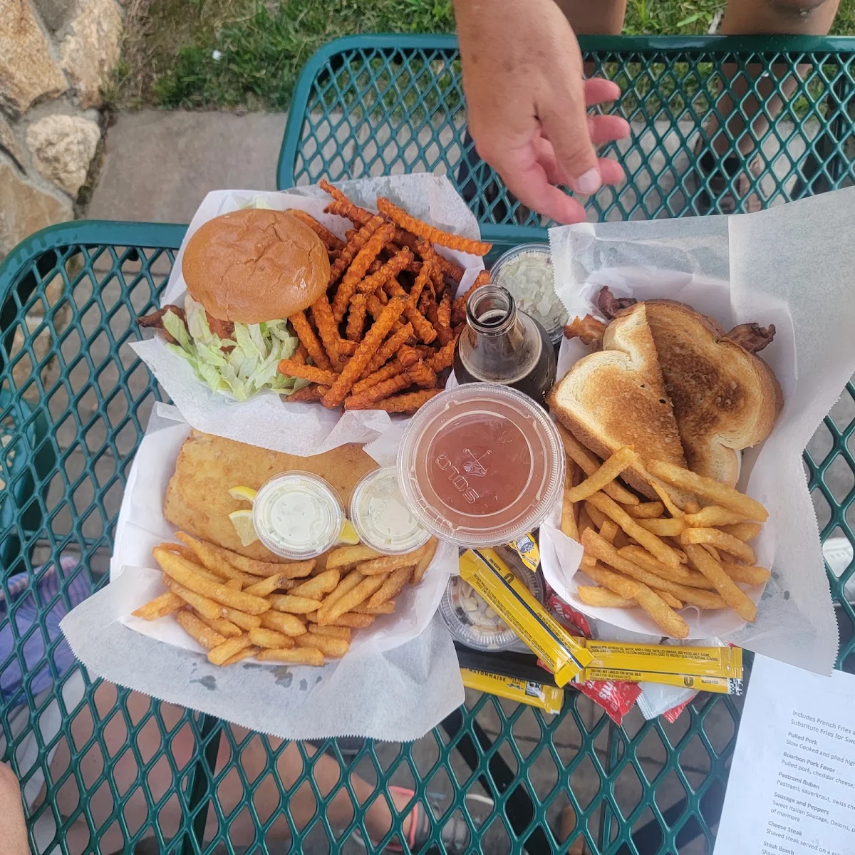 Fish & Chips blt & Chicken Sandwich