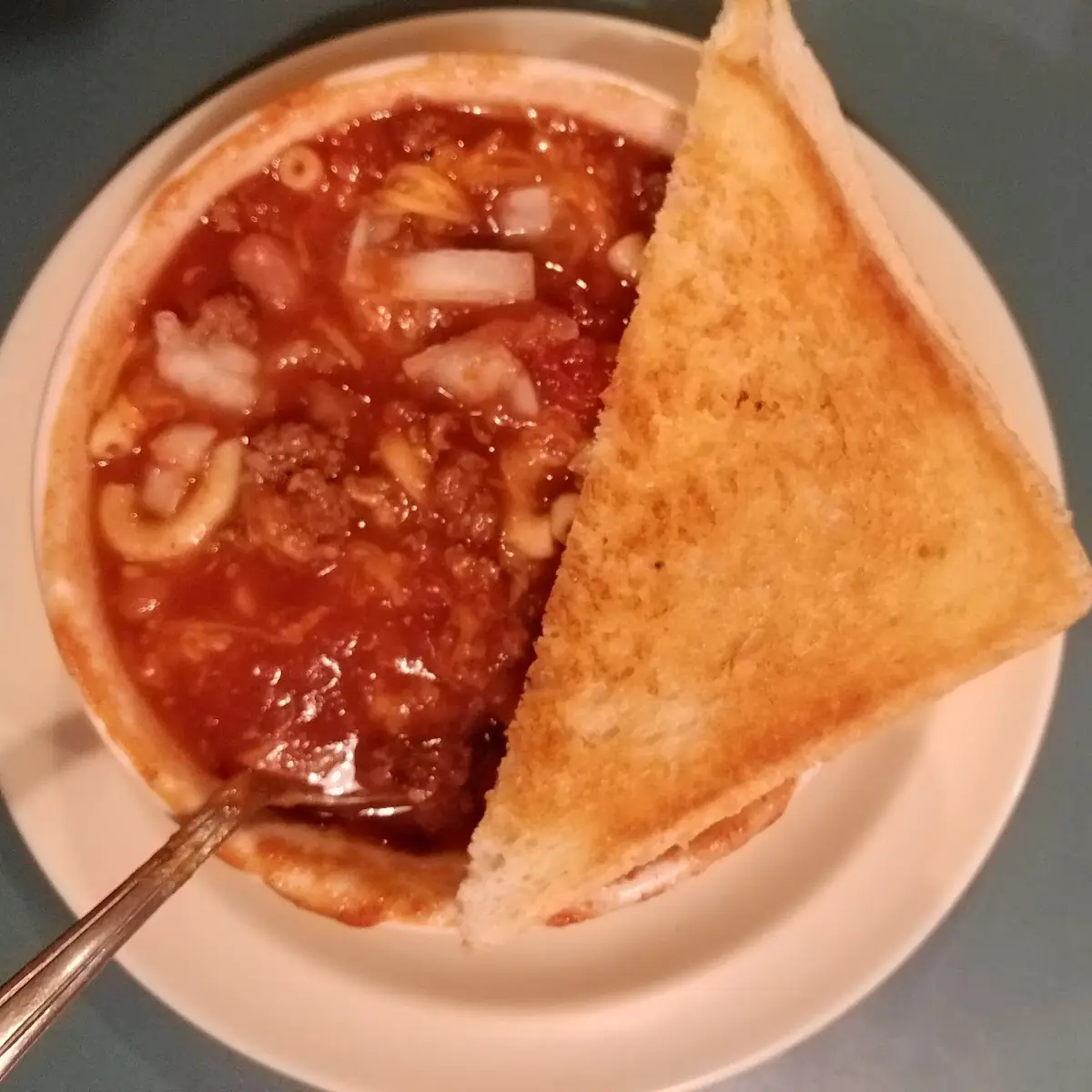Grilled Cheese with Chili