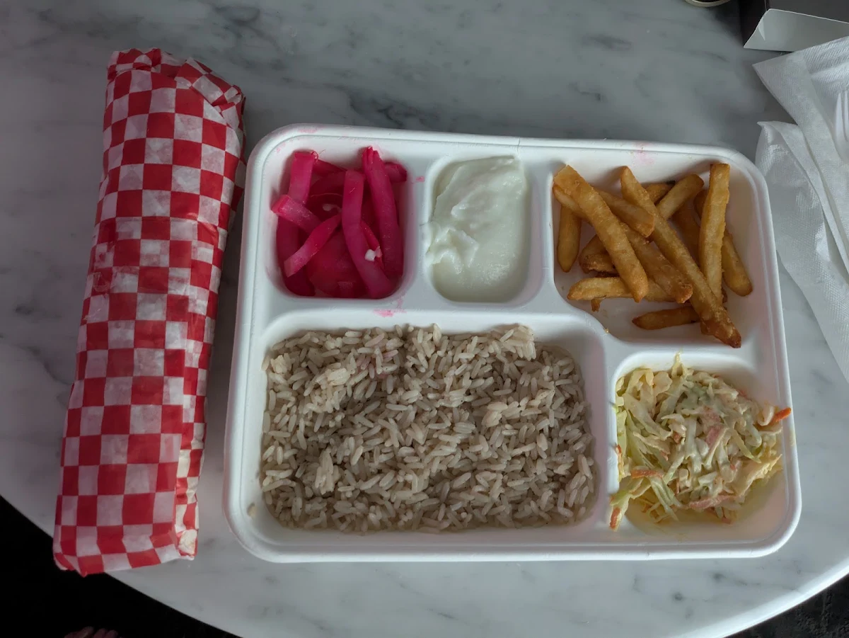 Falafel Wrap Platter