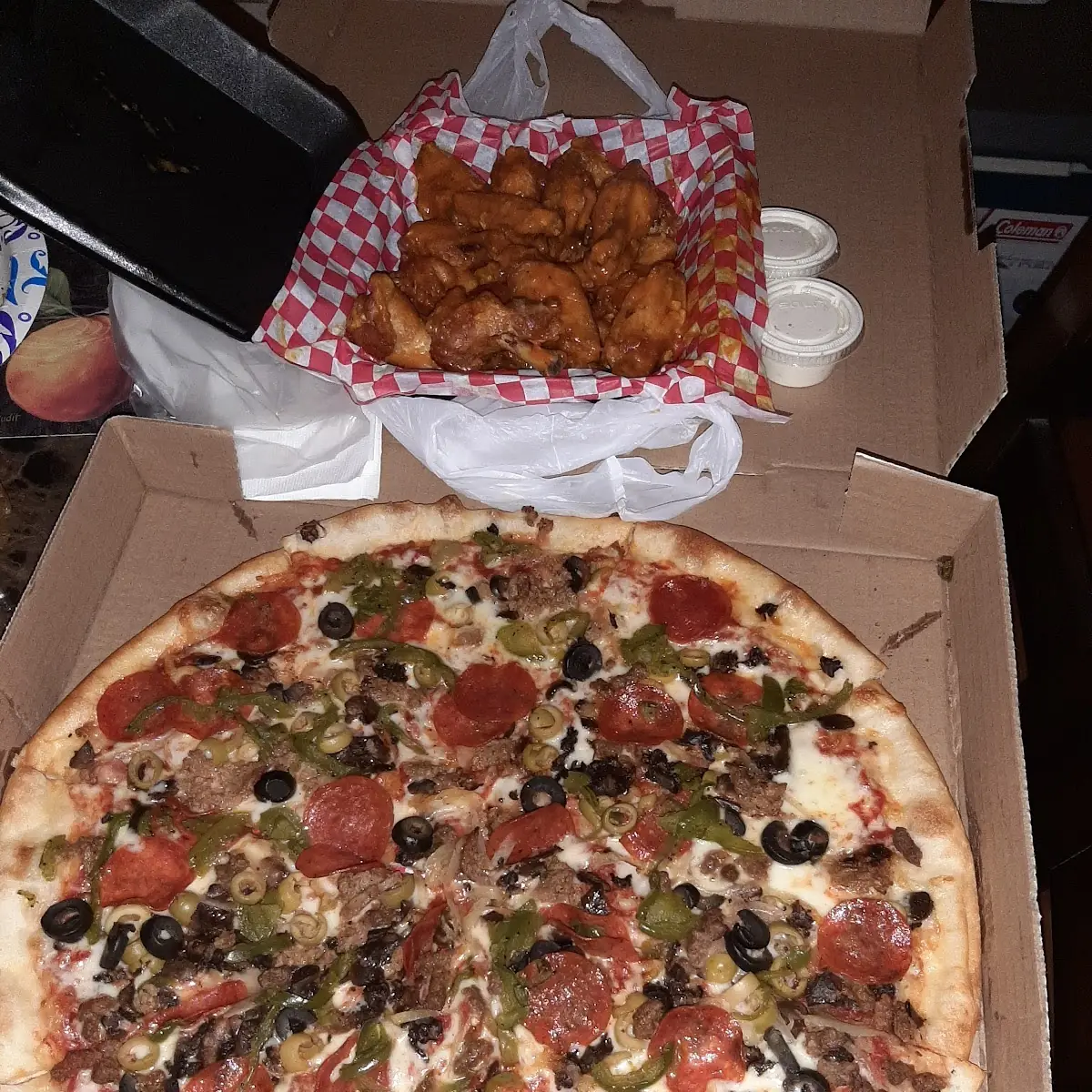 Supreme Pizza and Wings