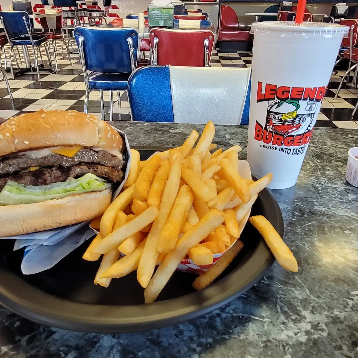 2 3 lb Double Cheeseburger Combo