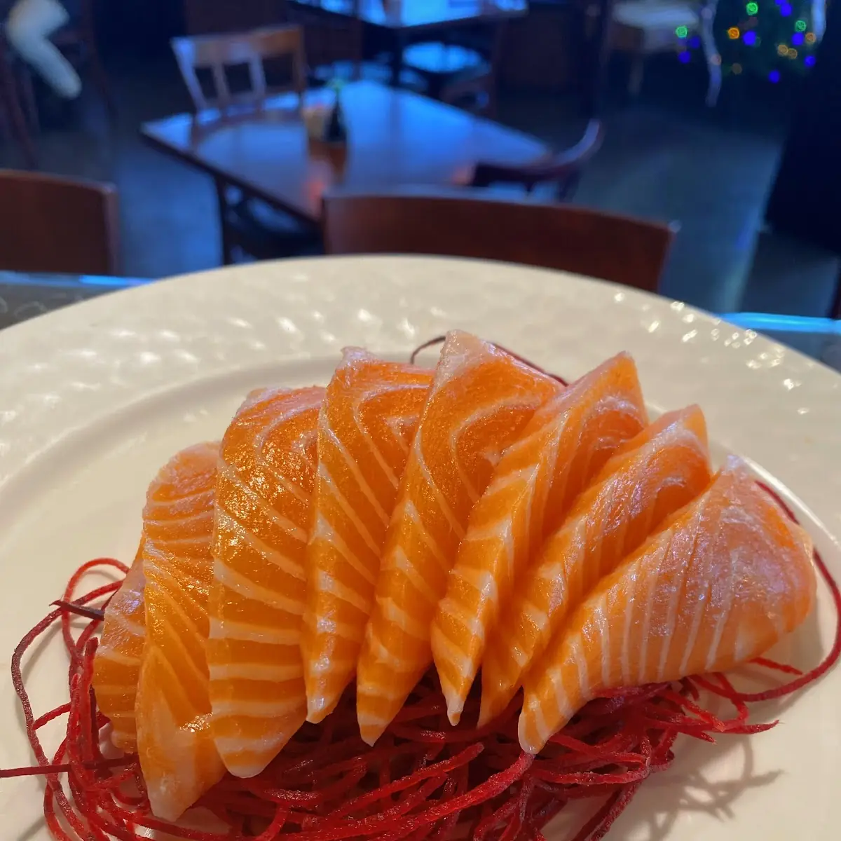 Salmon Sushi or Sashimi Appetizer