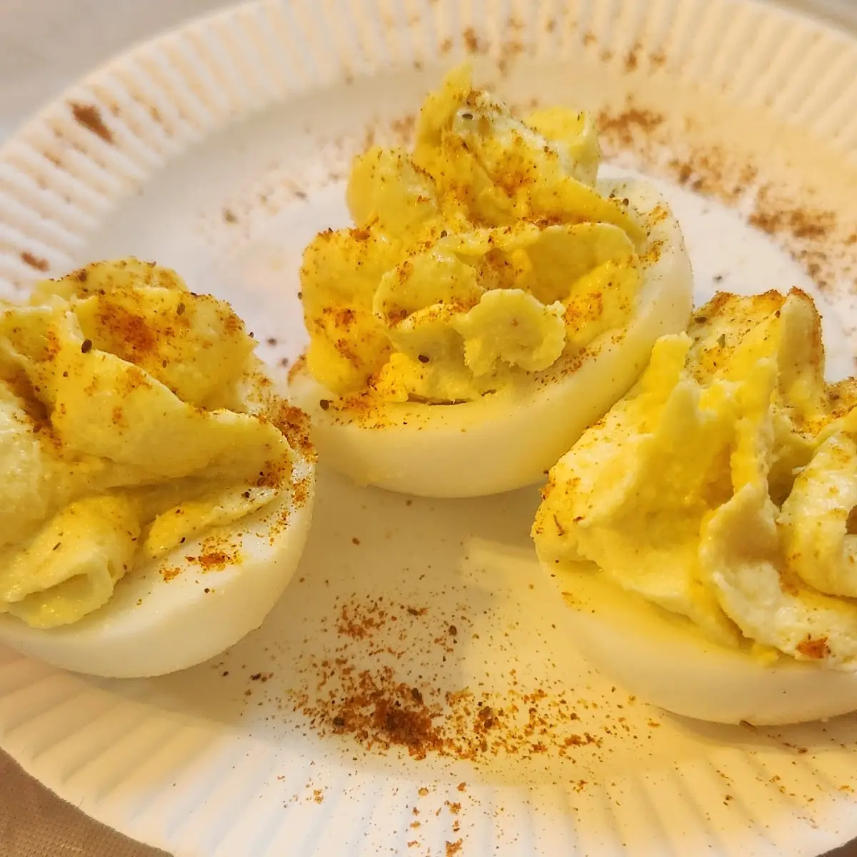 Crab Deviled Egg