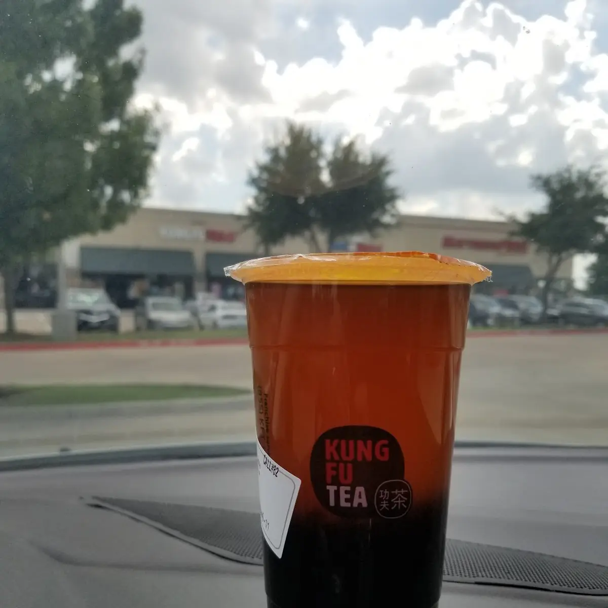 Honey Green Tea with Boba