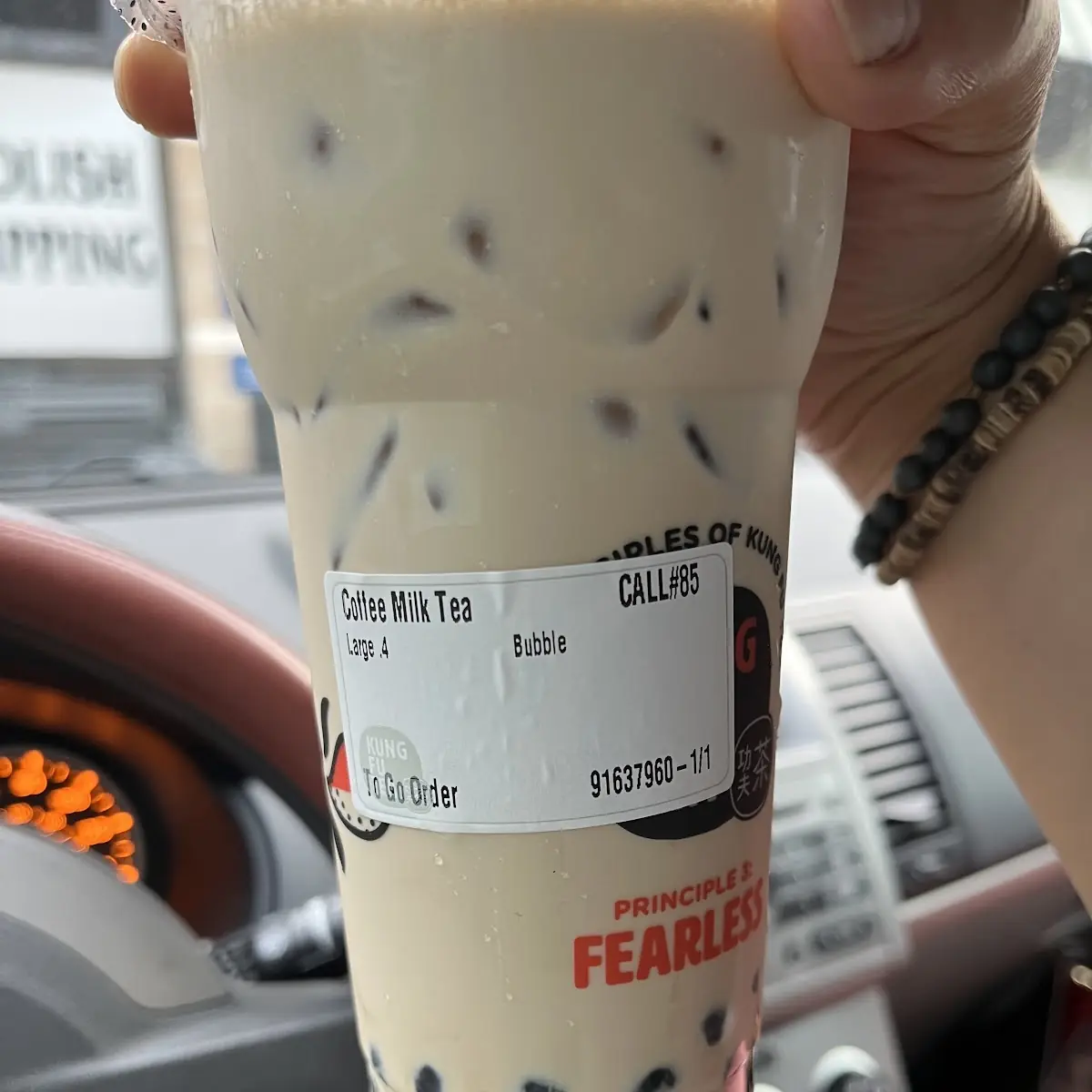 Thai Milk Tea with Boba