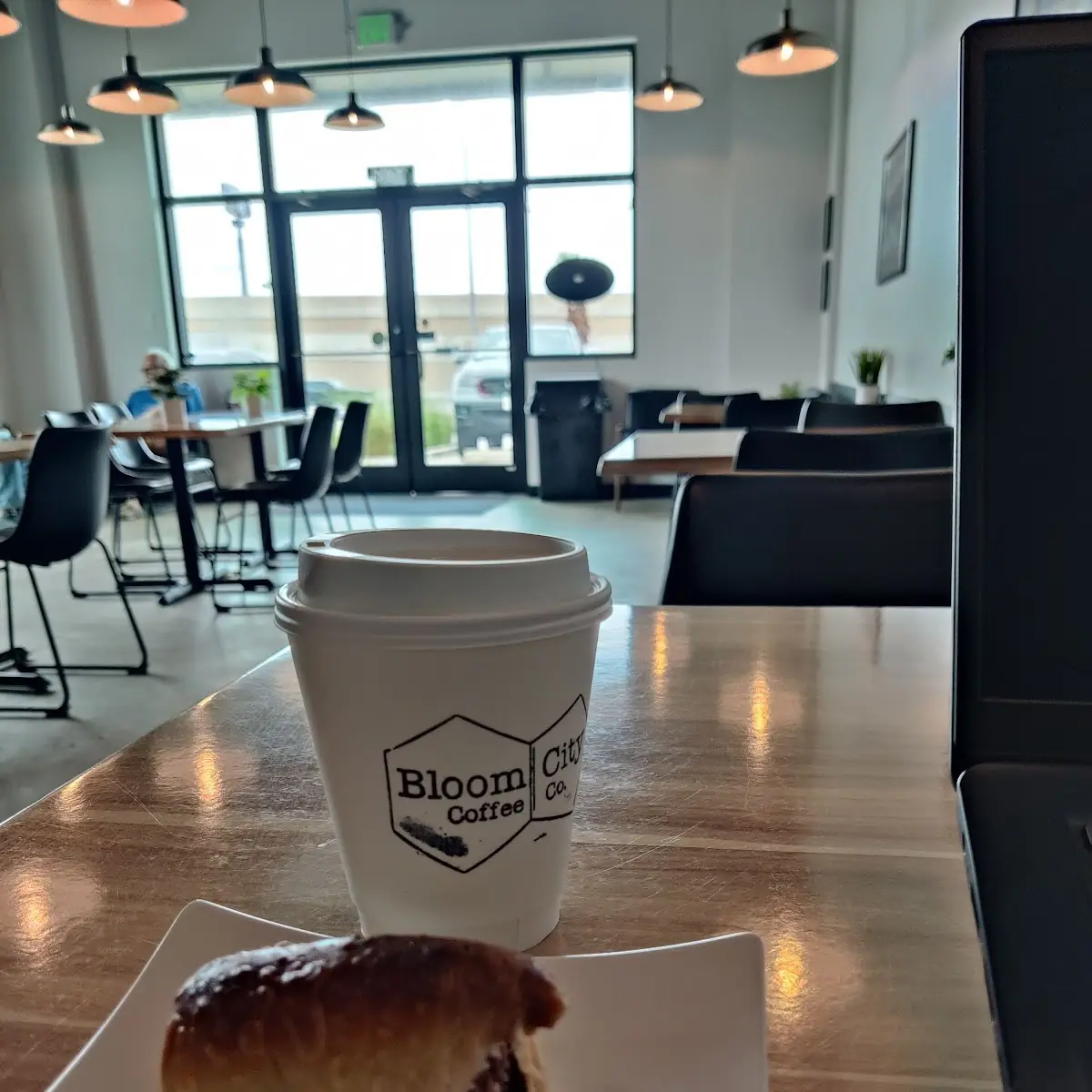 Kolache & Matcha Latte