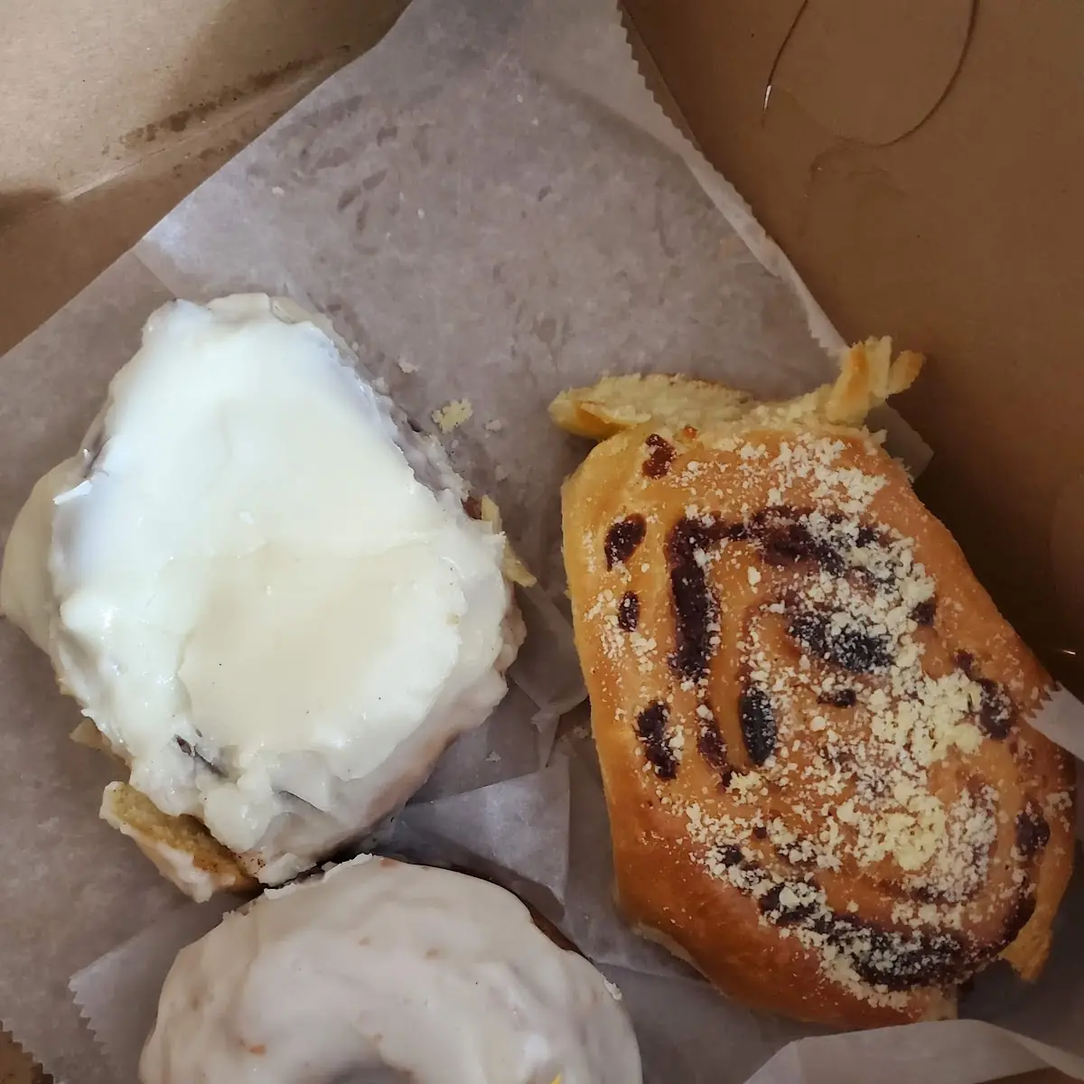 Donut Cinnamon Roll and Kolache