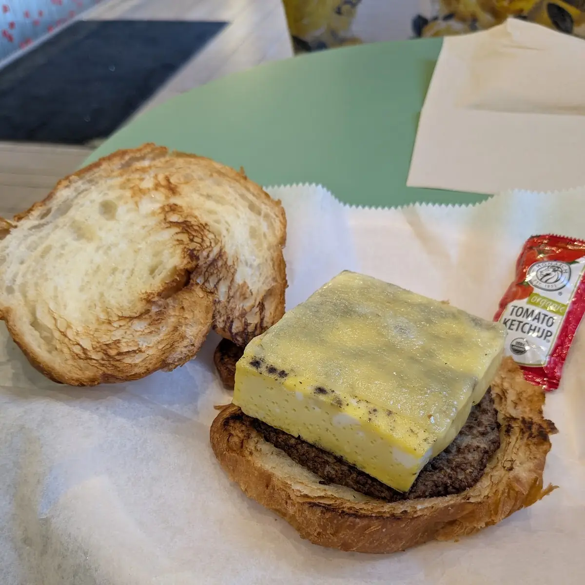 Egg Cheese and Turkey Sausage