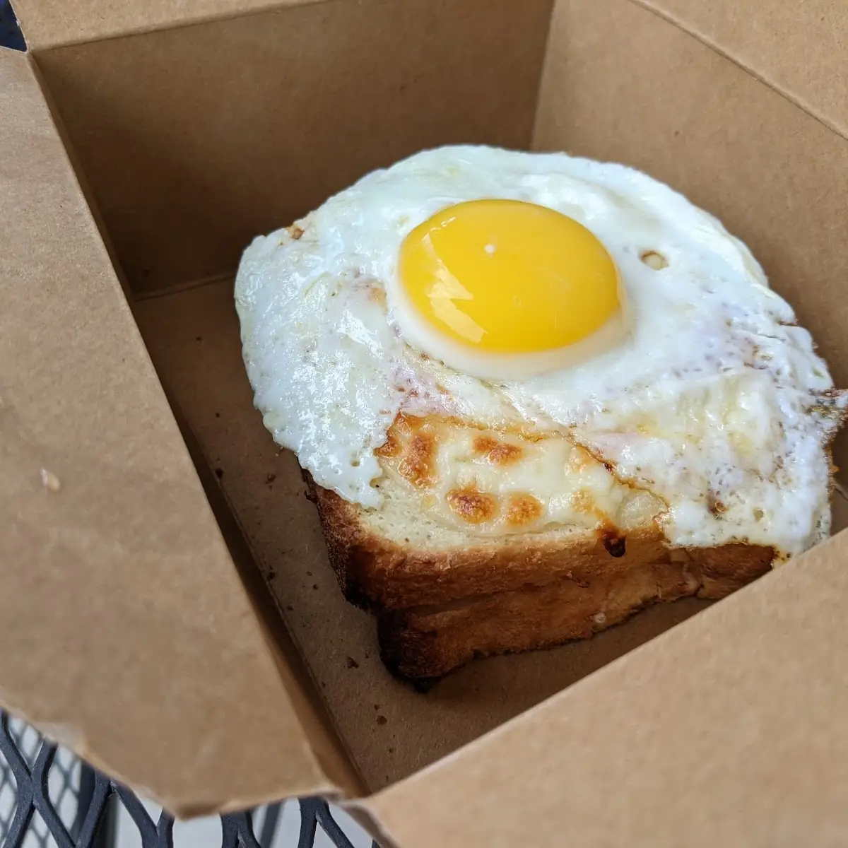 Croque Madame Egg on Top