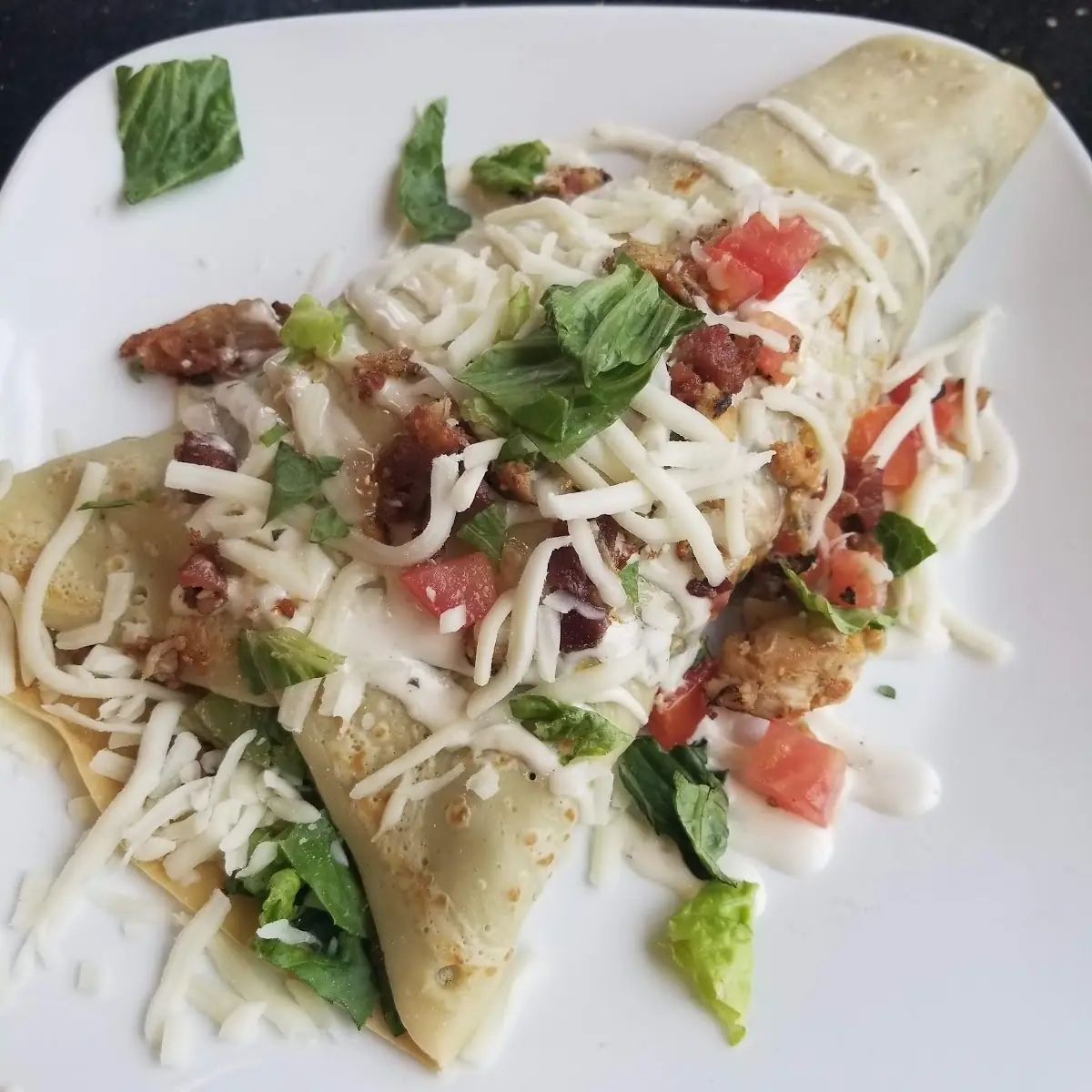 Chicken Club Crepes