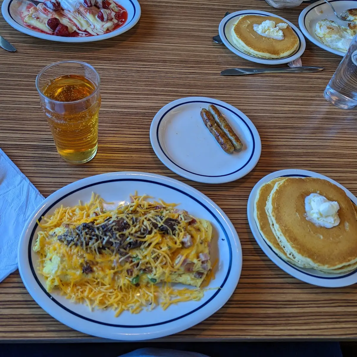 Colorado Omlette with Buttermilk Pancakes