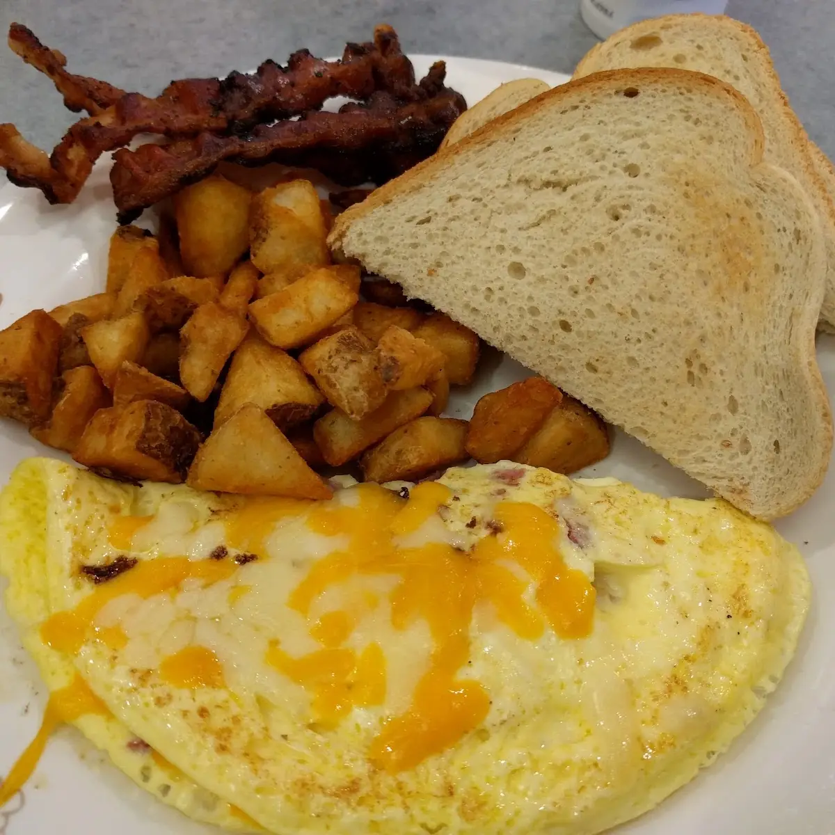 Ham Egg and Cheese Omelette