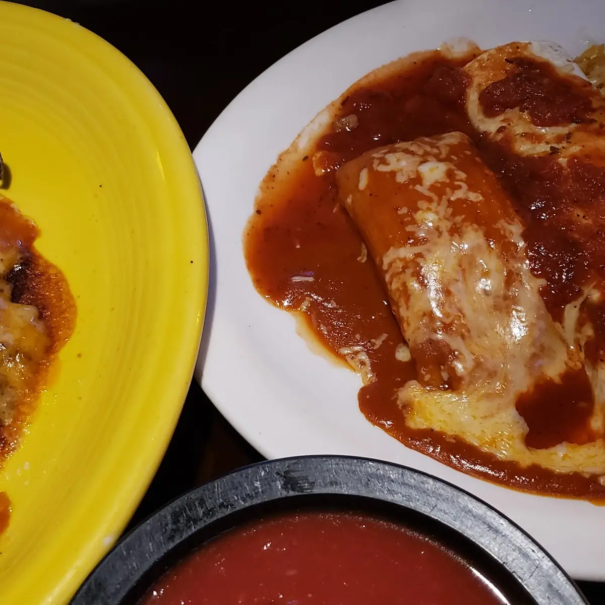 Beef Burrito Tamale & Chile Relleno