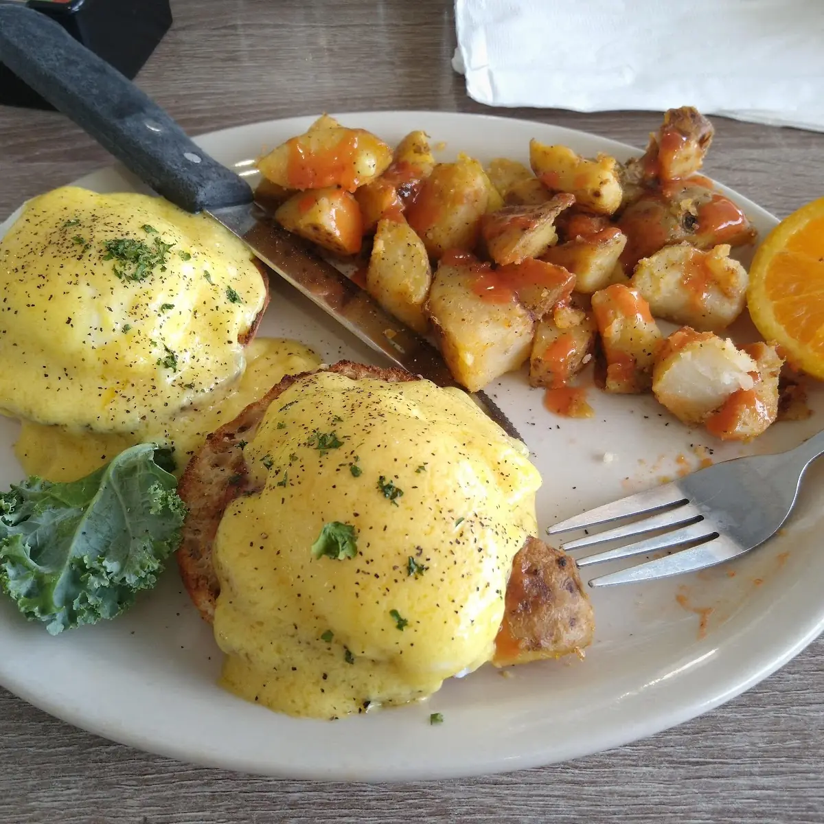 Two Eggs, Corned Beef Hash, Home Fries
