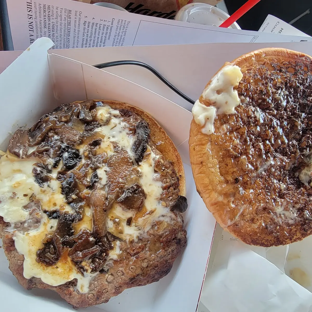 Mushroom Swiss Burger