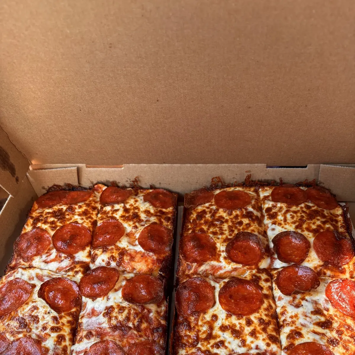 Deep Dish Pepperoni Pizza
