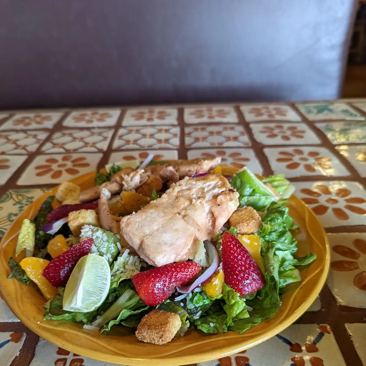 Glazed Salmon Salad