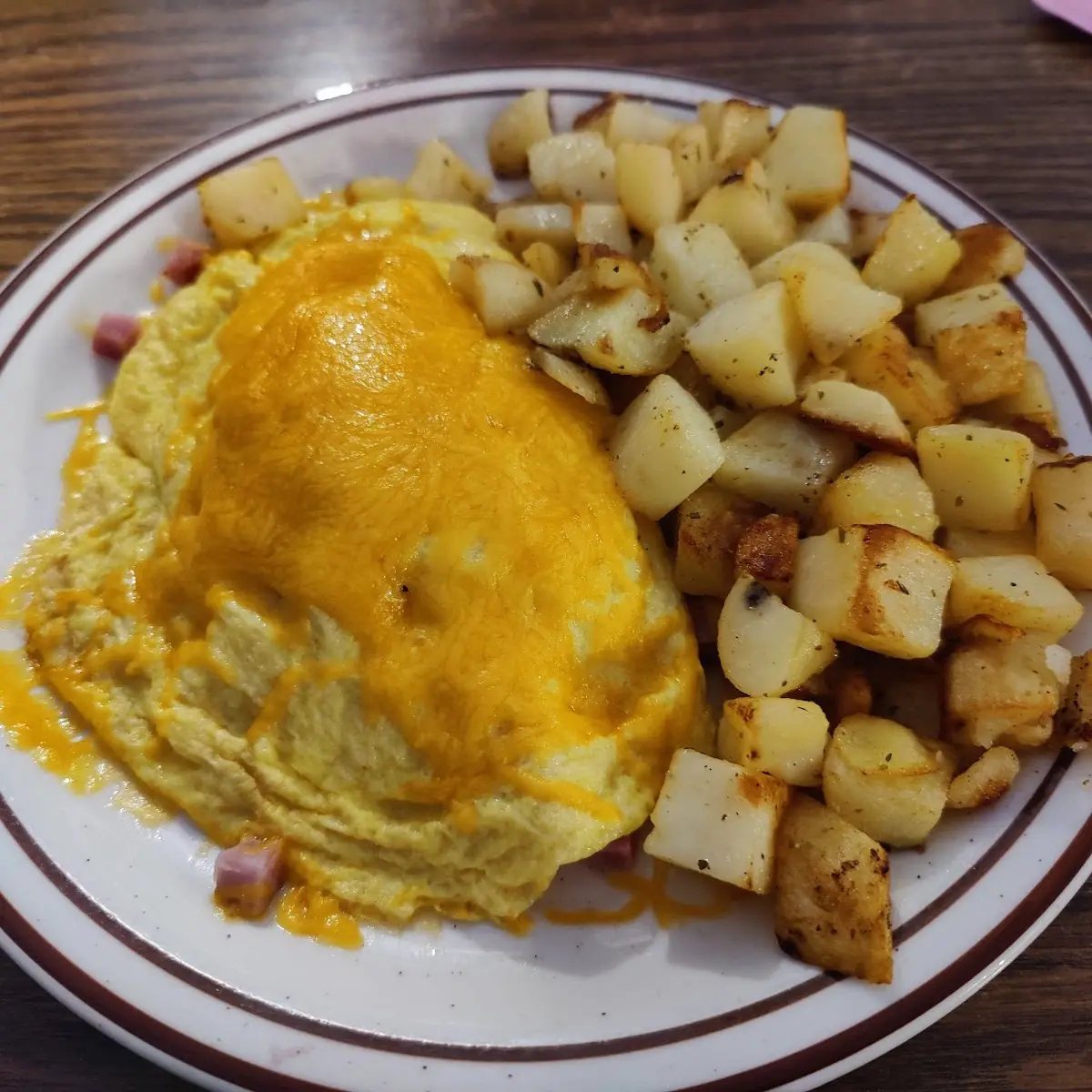 Senior Ham & Cheese Omelette