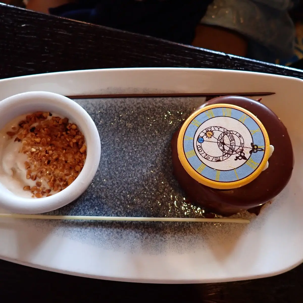 Chocolate Mousse with Hazelnut Ice Cream