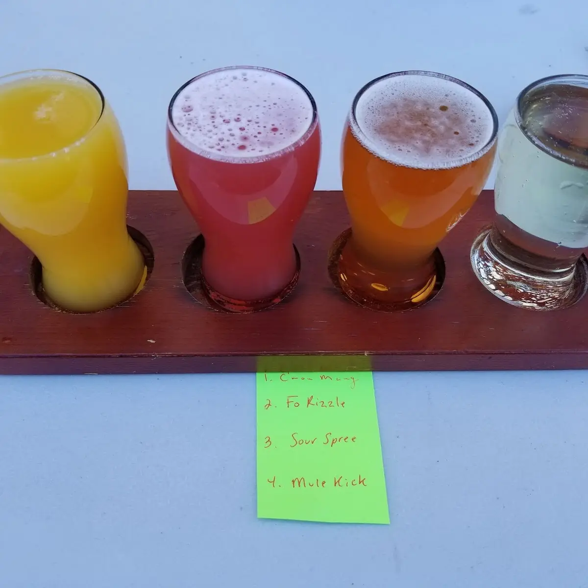 Sour Beer Flight