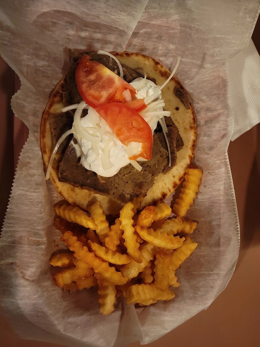 Gyro with Fries