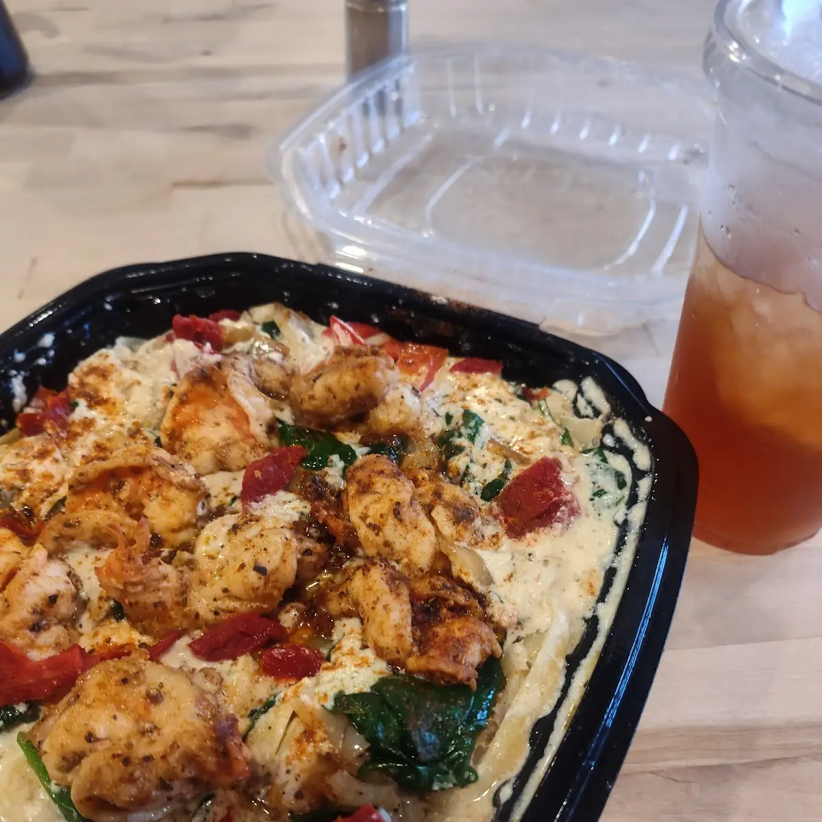 Jerk Shrimp Alfredo