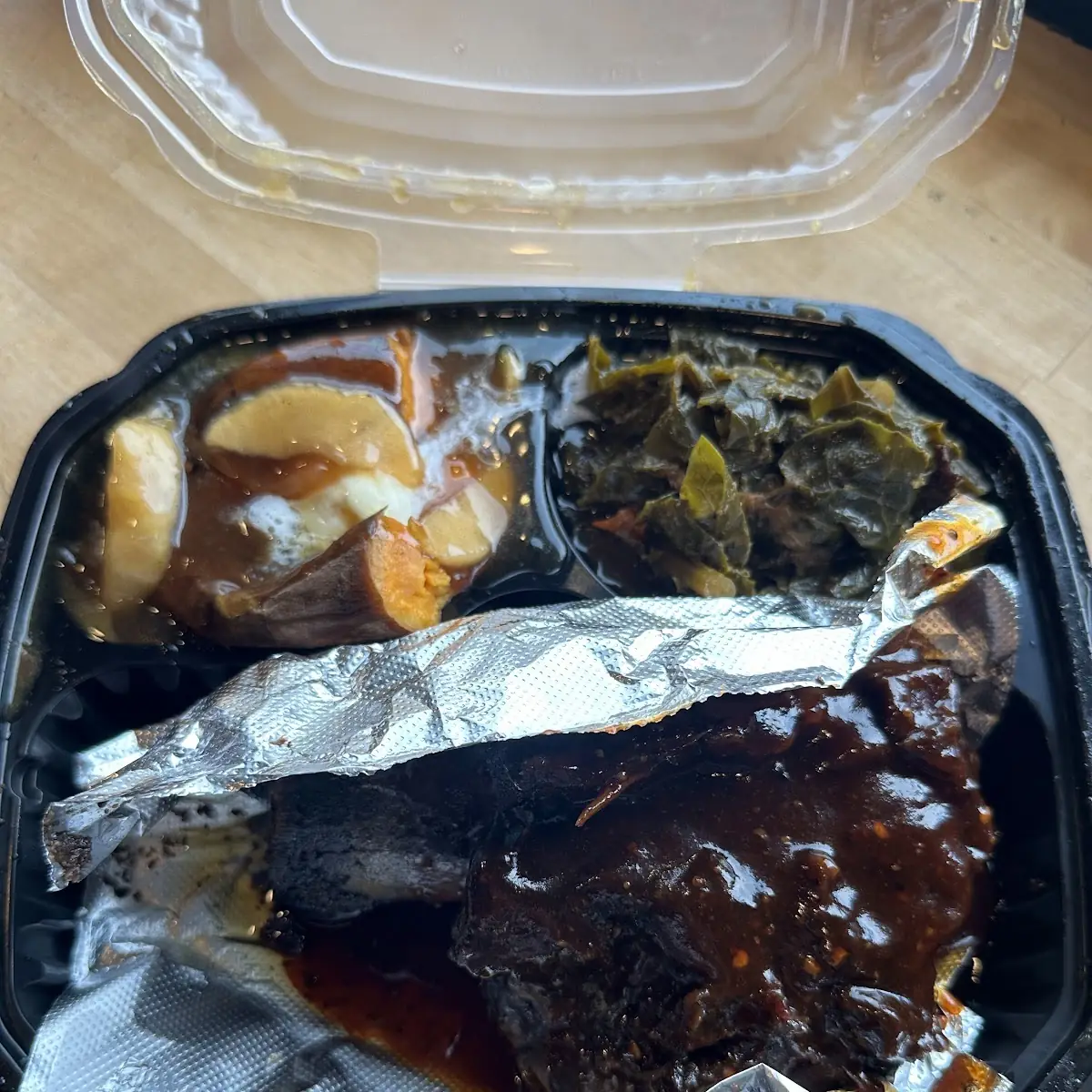 Ribs Collard Greens Yams