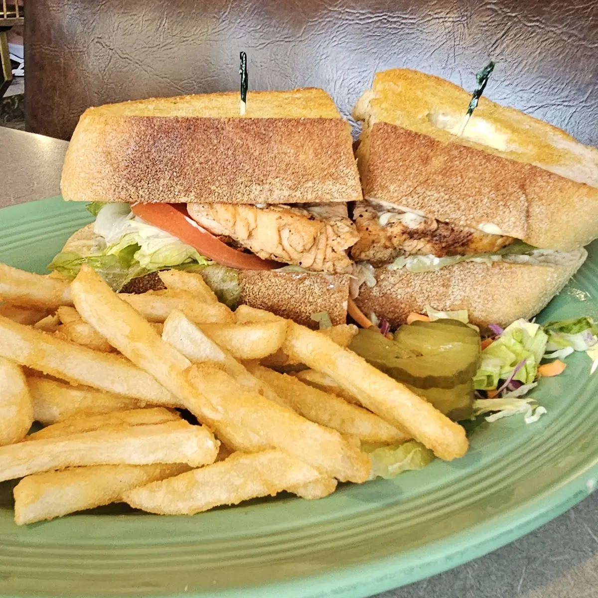 Grilled Salmon Sandwich
