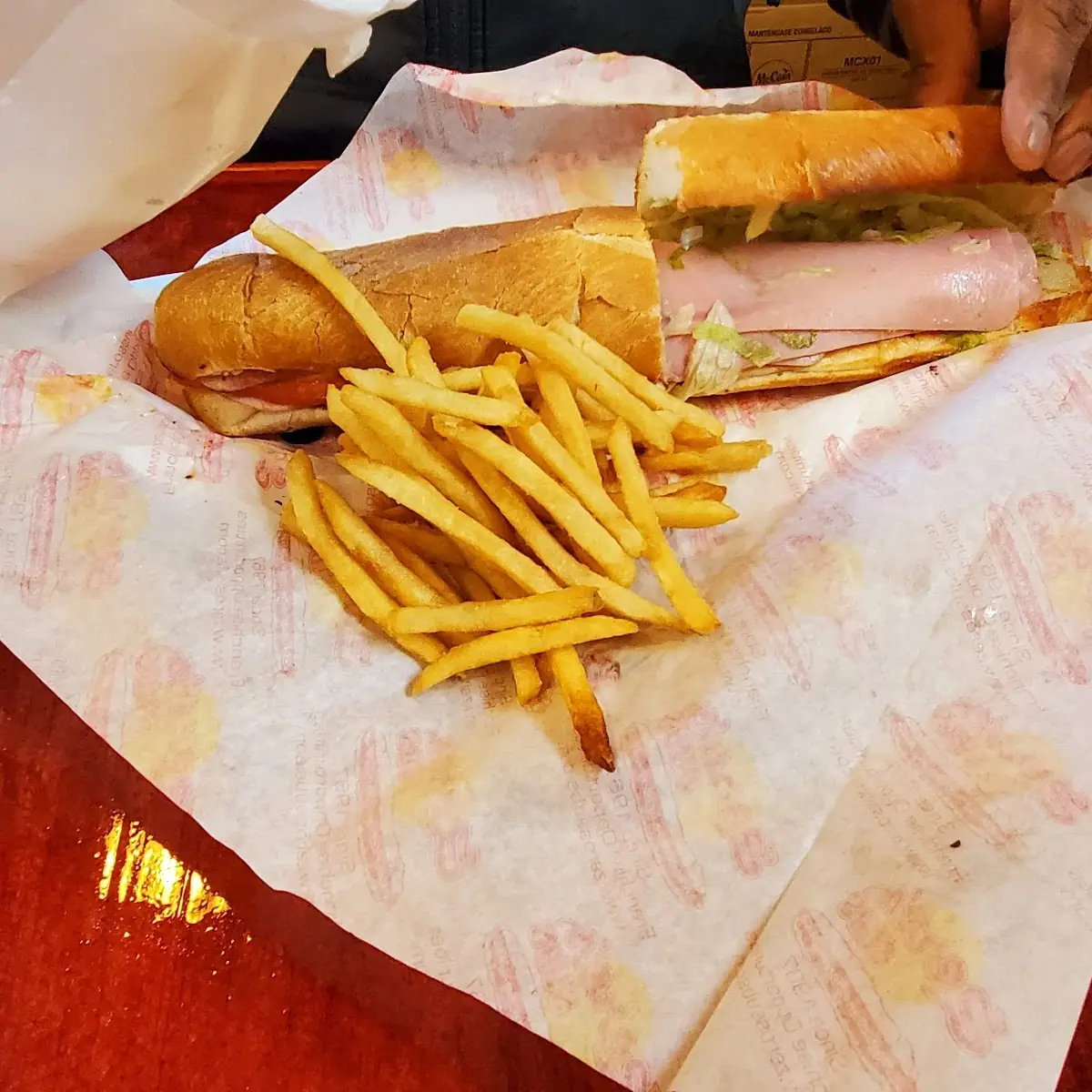 Ham and Cheese Sub