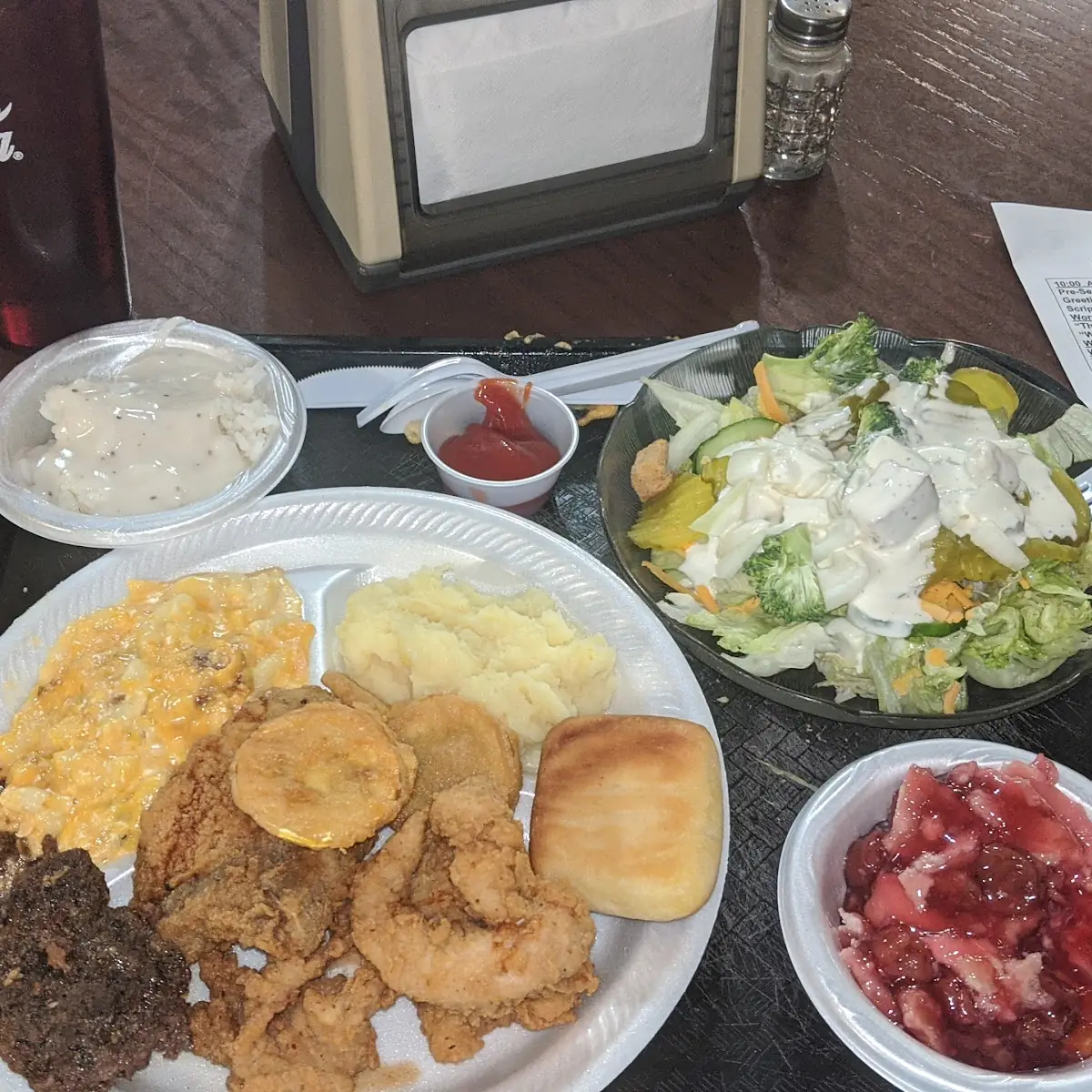 Salad Bar and Baked Potato