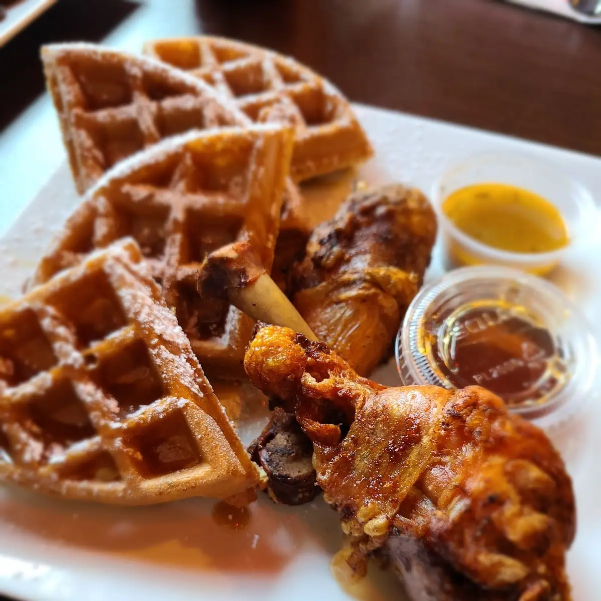 Jerk Chicken & Belgian Waffle