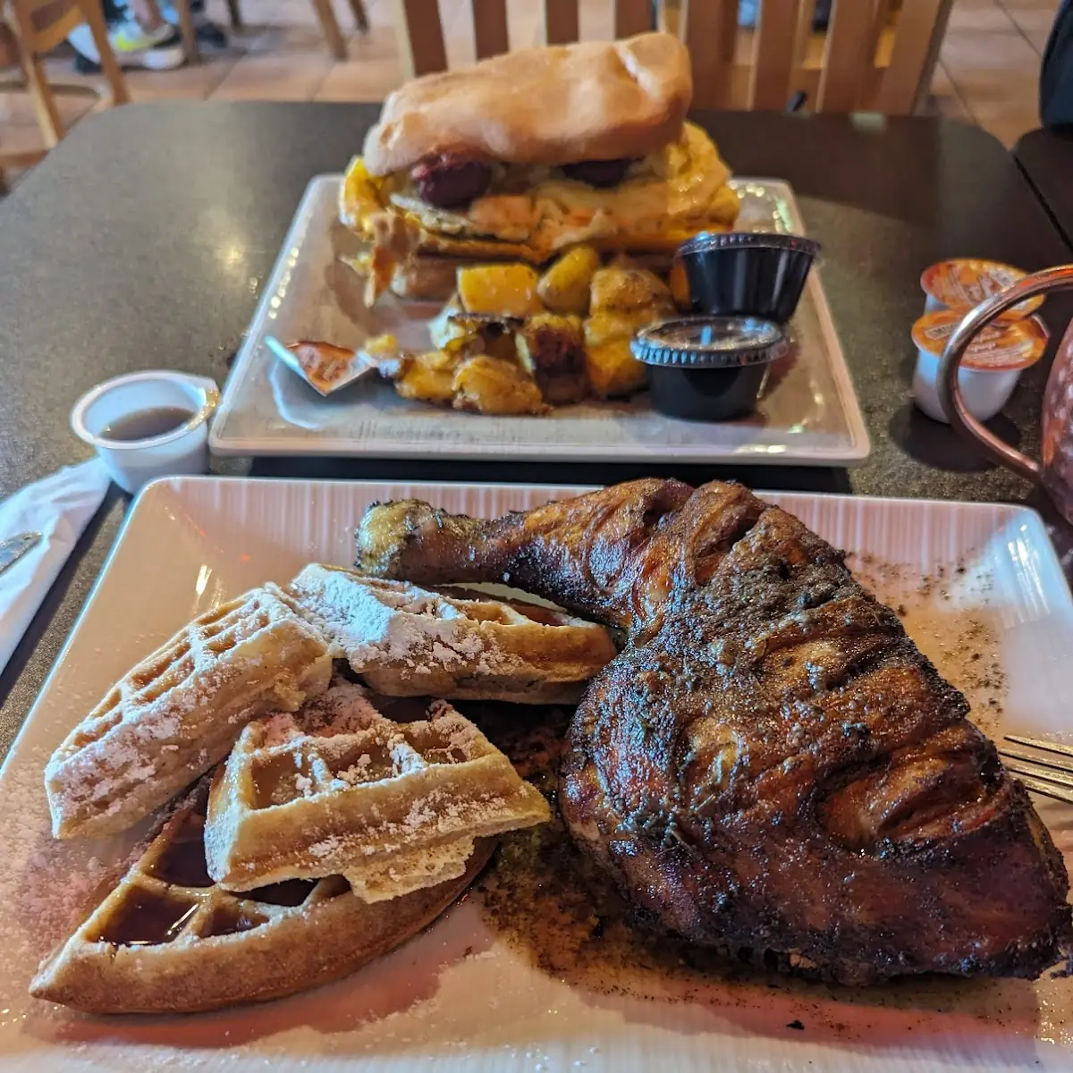 Jerk Chicken & Waffle